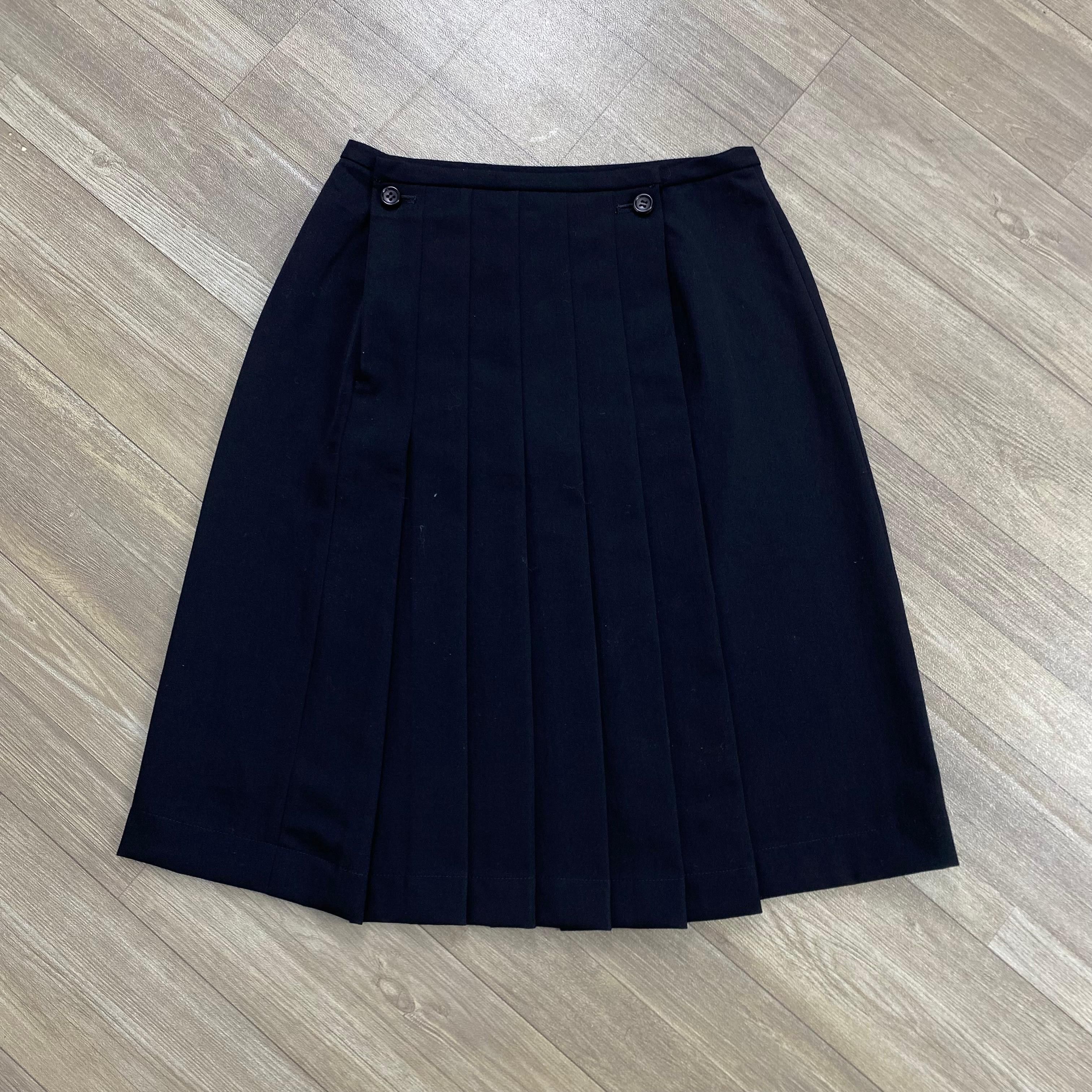 Comme des Garcons 💥 VTG Tricot Comment Des Garcons Midi Skirts AD1989 Size 24" / US 00 / IT 34 - 3 Thumbnail