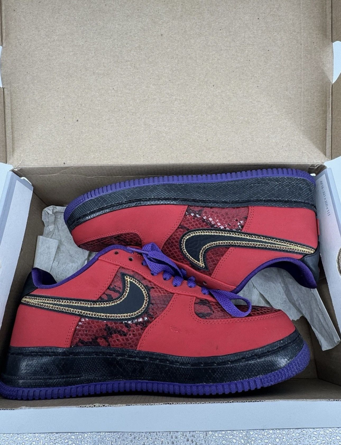 Nike Nike Air Force 1 Low Year of the Snake 2013 Size 8 Size US 8 / EU 41 - 12 Thumbnail