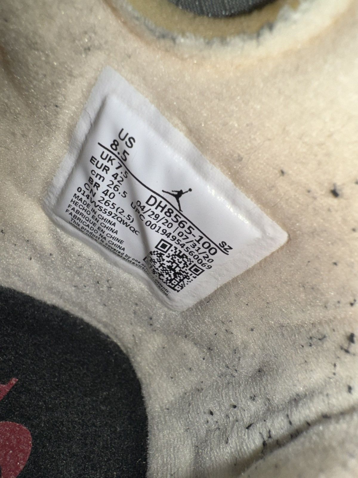 Nike × Off-White Jordan 5 SP x Off-White, Mid Sail, UK 7.5. US 8.5 Size US 8.5 / EU 41-42 - 7 Thumbnail