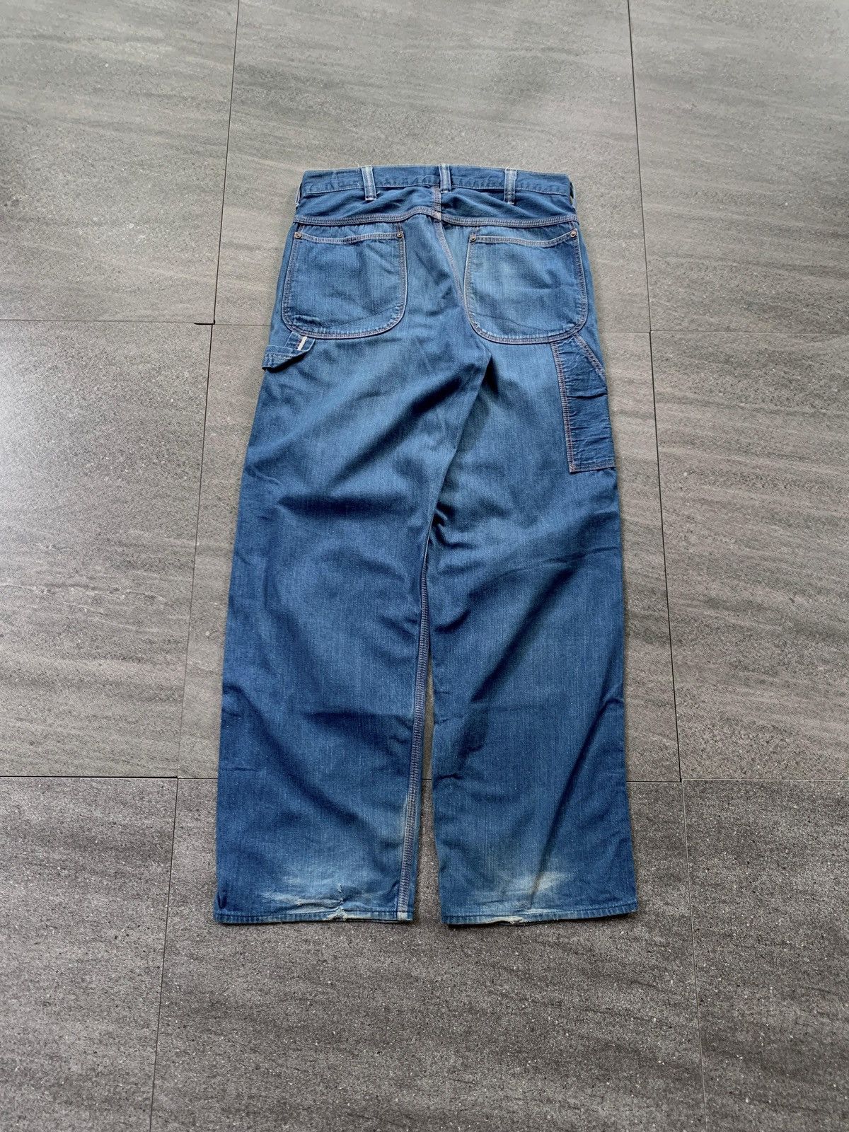 Orslow FREE TAX! Wideleg Carpenter Denim Jeans Size US 30 / EU 46 - 5 Thumbnail