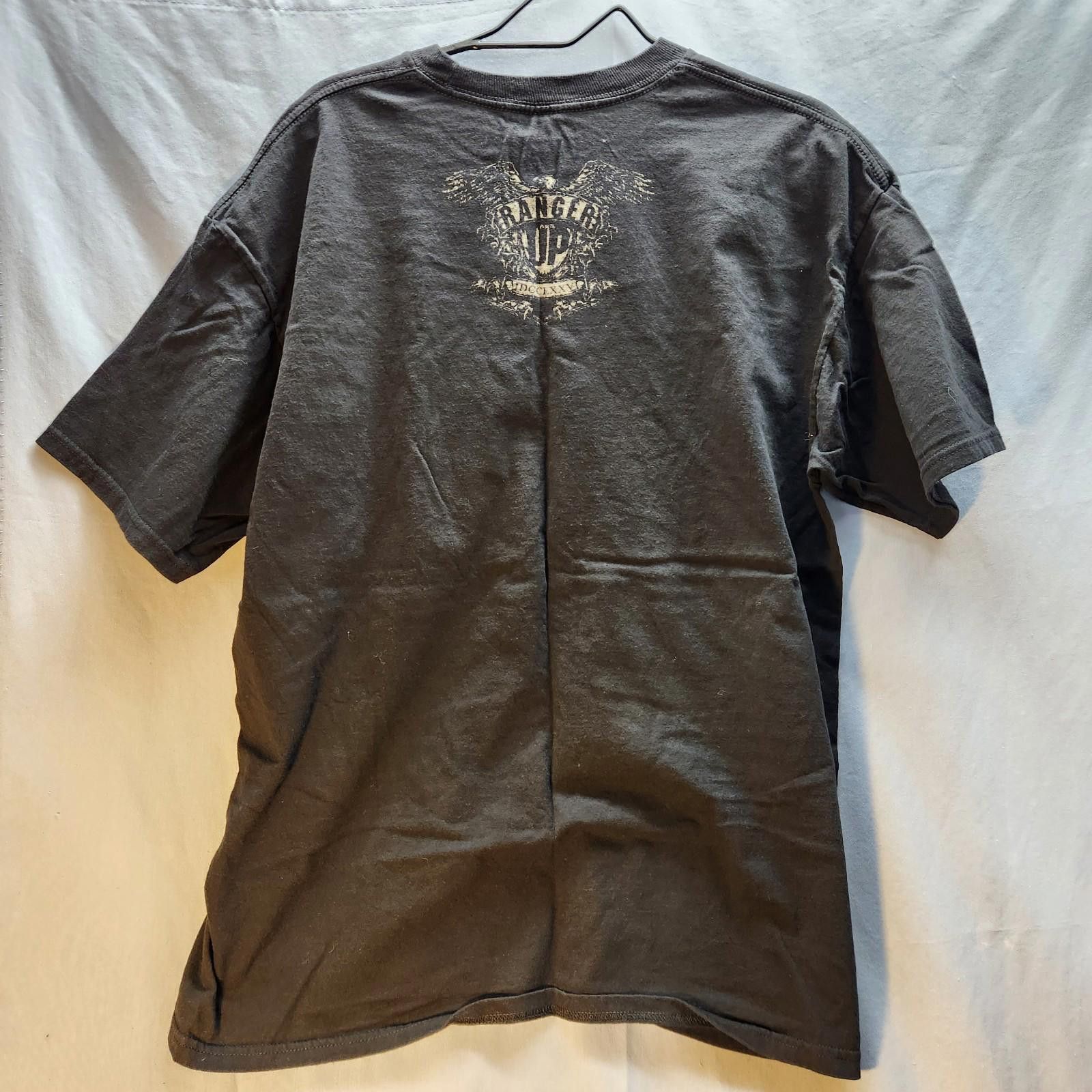 Designer Ranger Up Black Tshirt Mens Size XL Size US XL / EU 56 / 4 - 4 Thumbnail