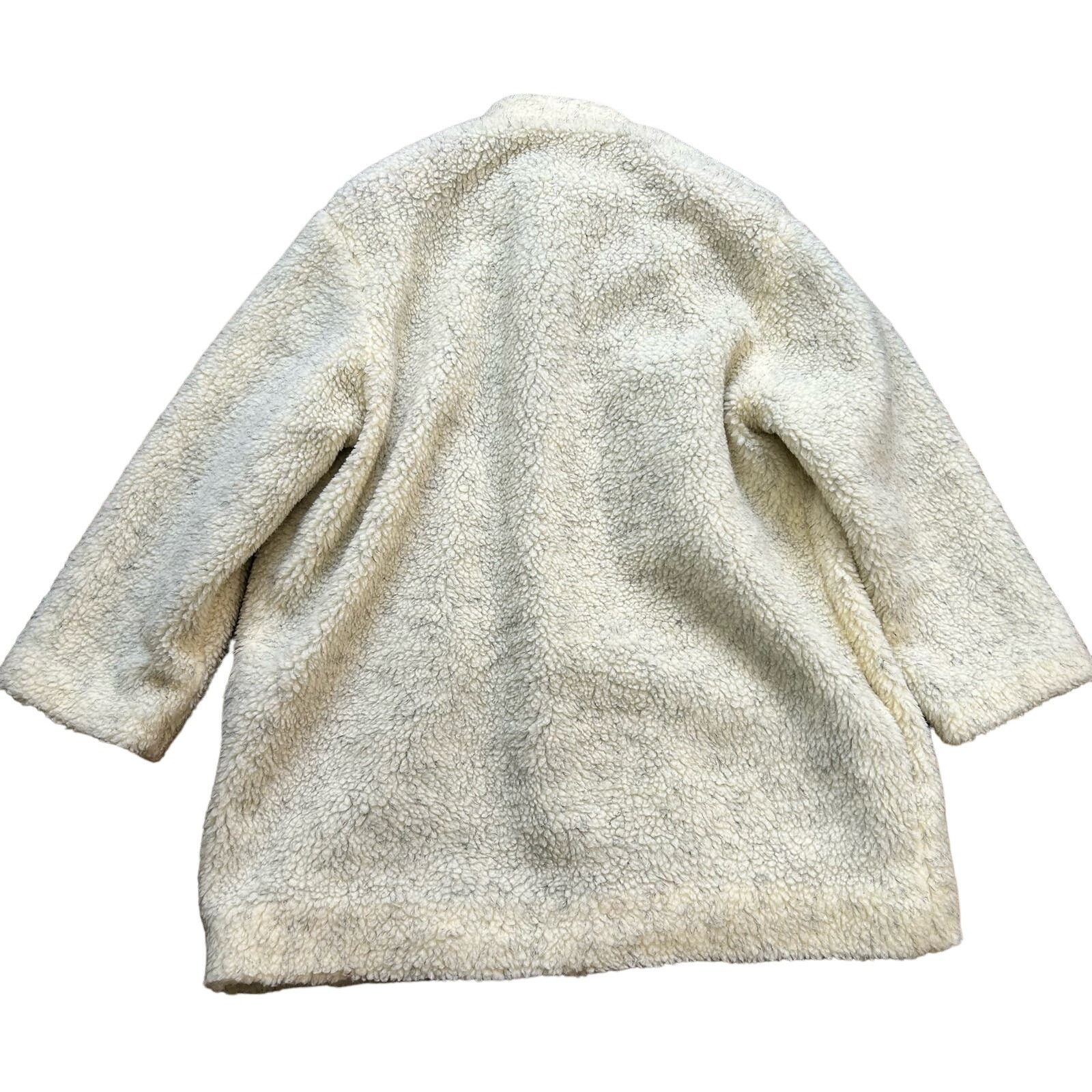 Vintage Vintage Faux Fur Sherpa Teddy Jacket Cream Handmade Mob Wife Size XL / US 12-14 / IT 48-50 - 3 Thumbnail