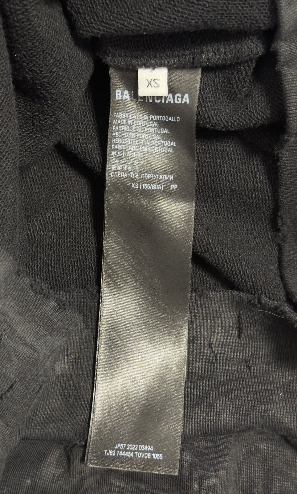 Balenciaga Balenciaga 24’ heavy metal SanScript zip up Size US XS / EU 42 / 0 - 18 Thumbnail