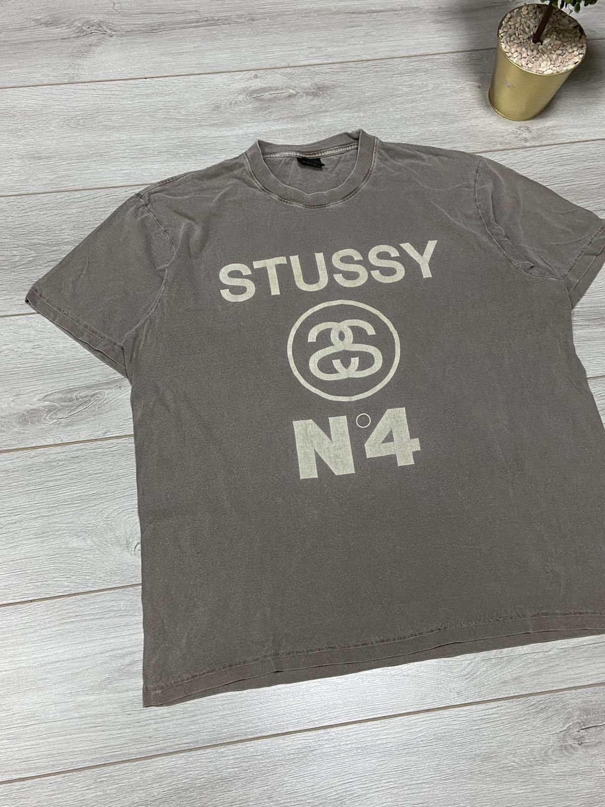 Stussy Stussy SS N4 USA vintage 1990 t-shirt big logo Y2K Size US XL / EU 56 / 4 - 5 Thumbnail