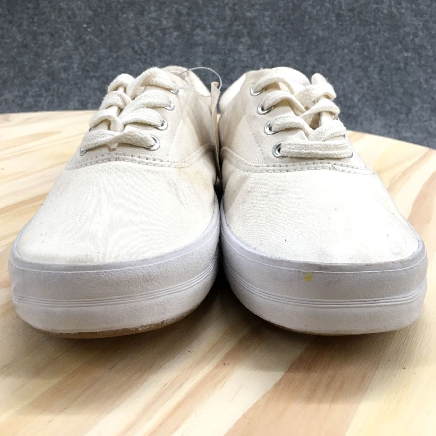 Cherokee Cherokee Sneakers Womens 6 White Lace Up Low Top Canvas Casual Comfort Shoes Size M / US 6-8 / IT 42-44 - 4 Thumbnail