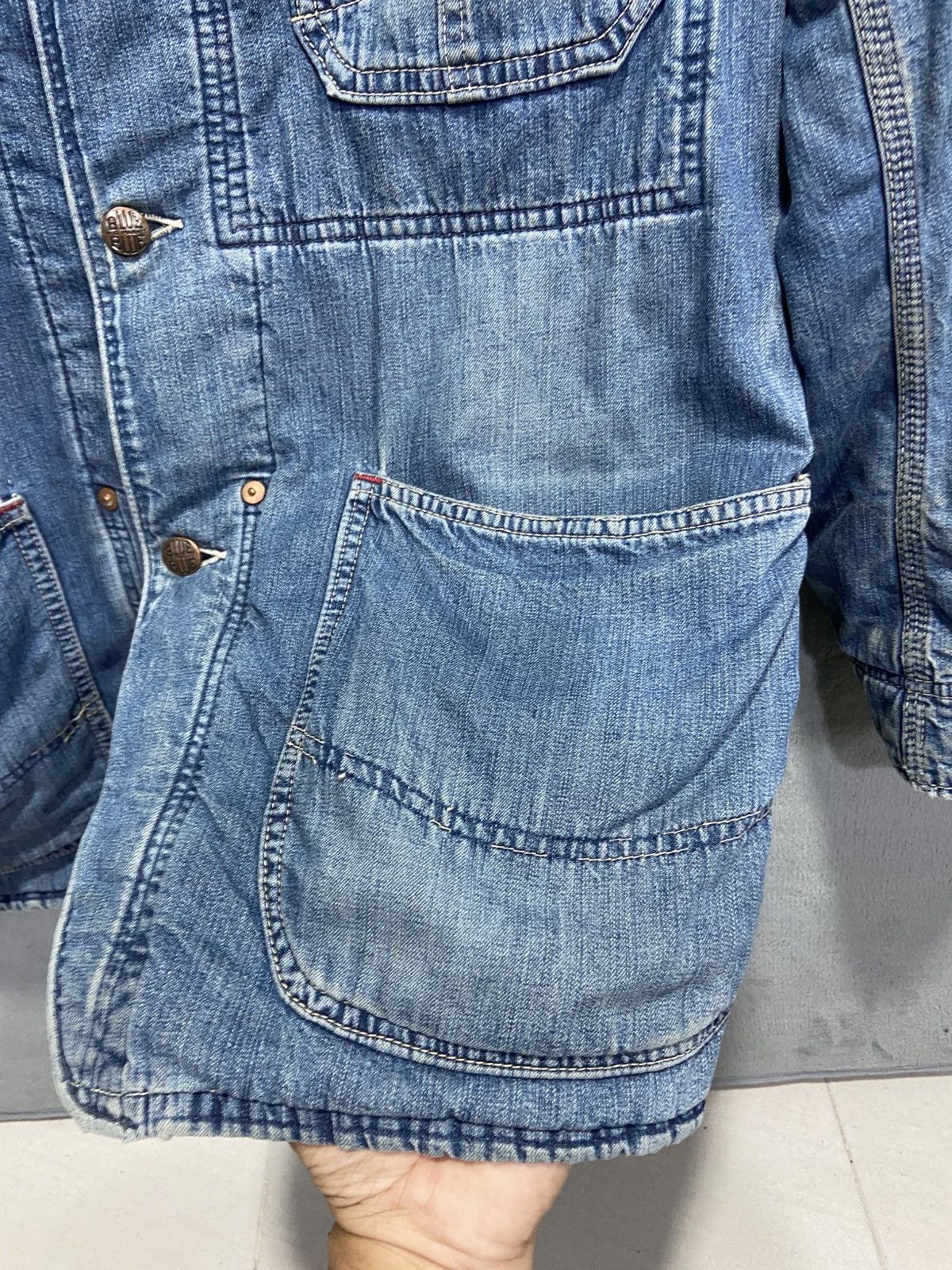 Blue Blue Japan Vintage Blue Blue Japan Arigato Denim Jacket Size US L / EU 52-54 / 3 - 7 Thumbnail