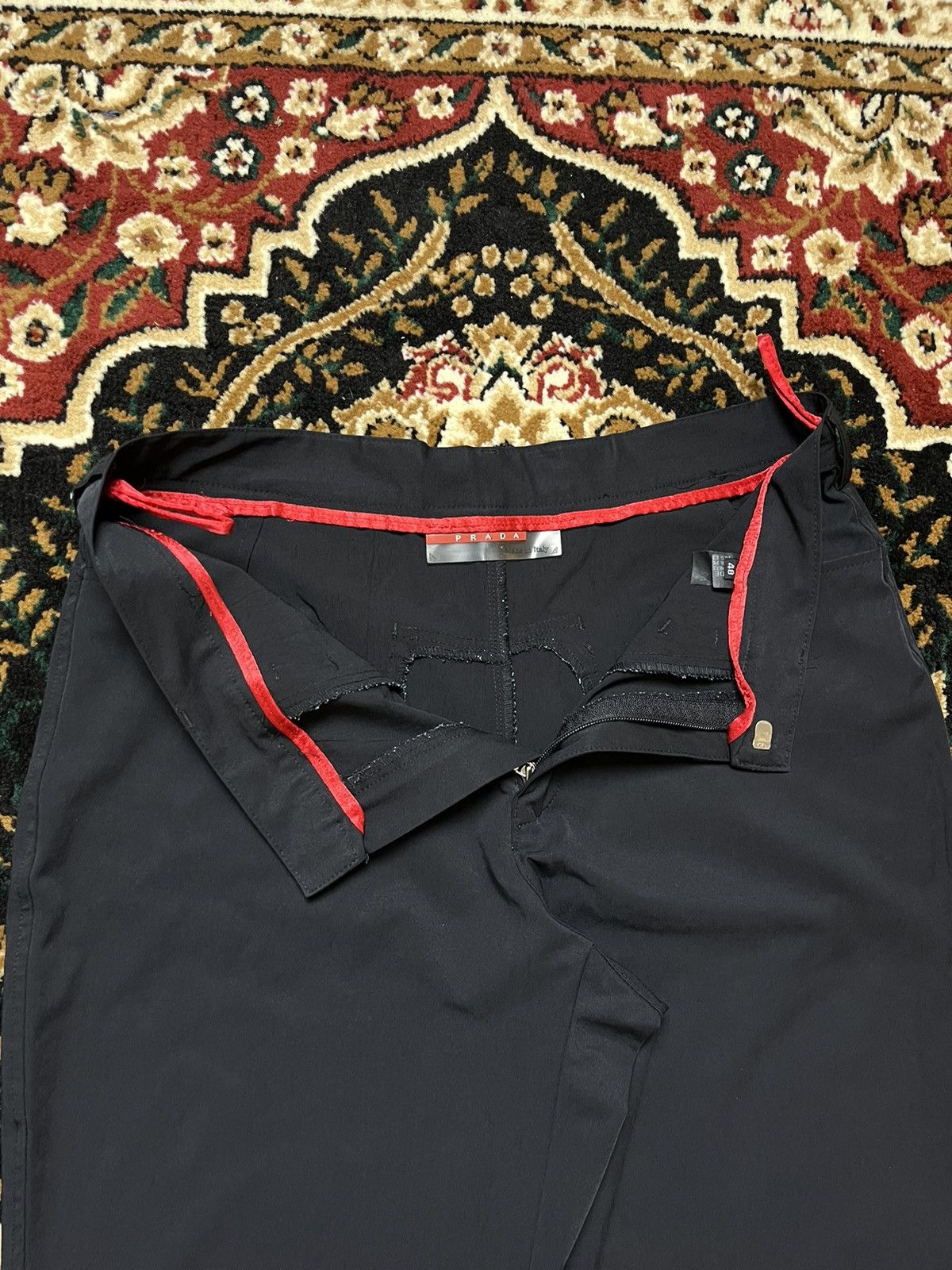 Prada 90’s Prada Nylon Suit Trouser Size US 33 - 4 Thumbnail