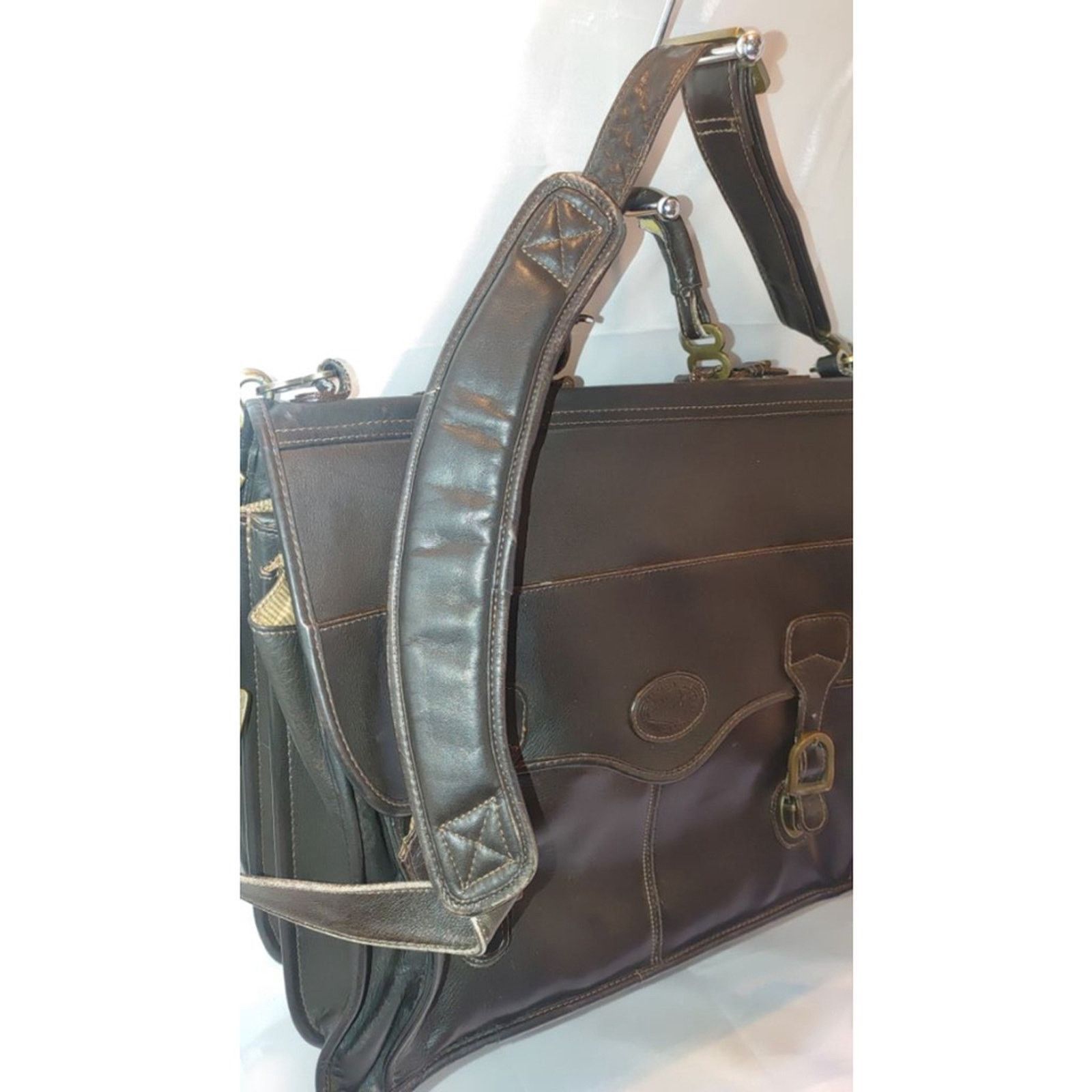 Santa Rosa Santa Fe Airline Int.'l DILANA Flapover Leather Satchel Size ONE SIZE - 3 Thumbnail