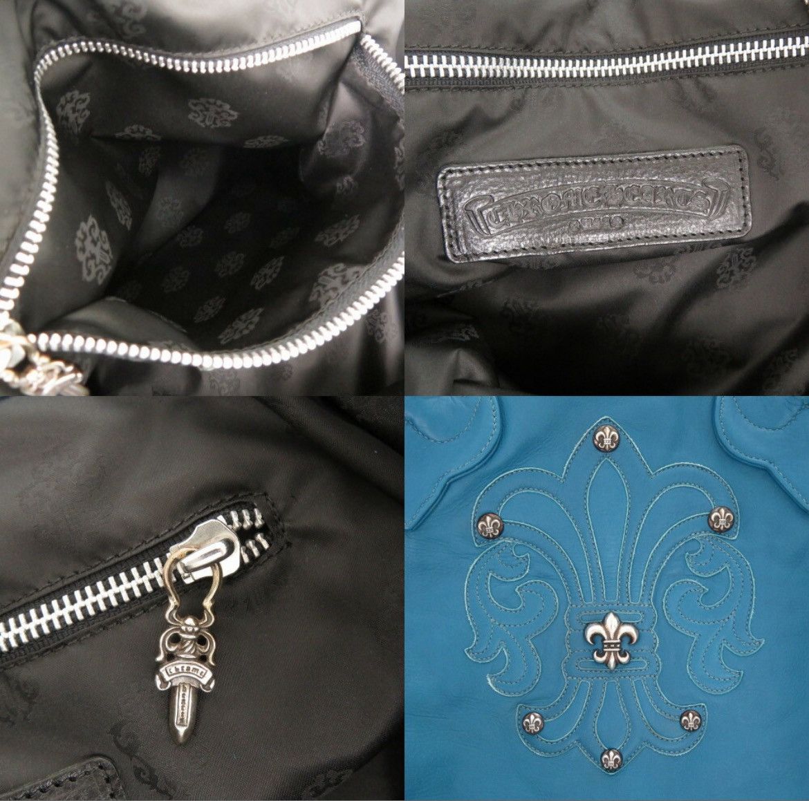 Chrome Hearts Chrome Hearts BS fleur tote bag blue Size ONE SIZE - 8 Thumbnail