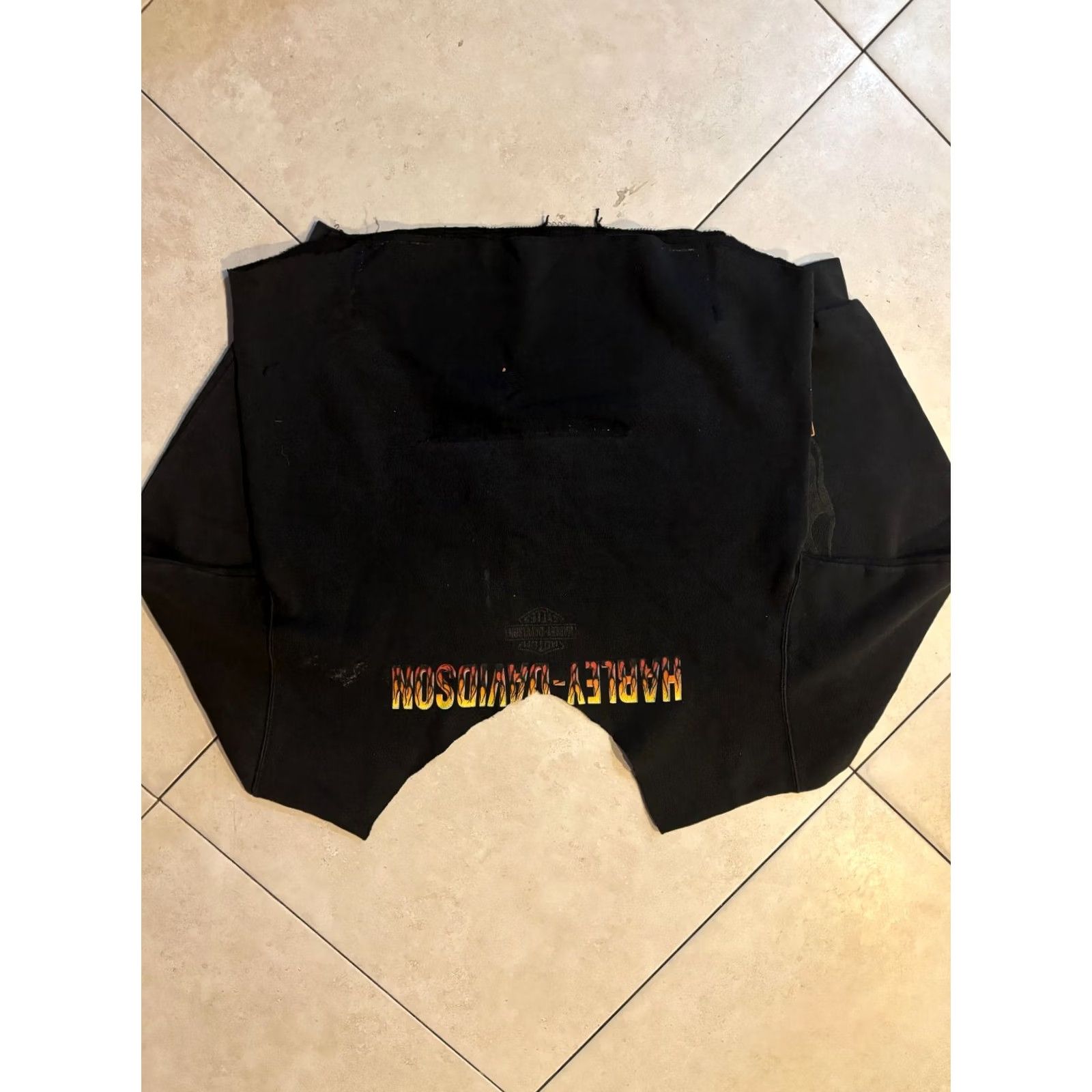 Harley Davidson Harley-Davidson Sweater Pullover Mens XL Black 90s Crew Neck Logo Knit Knitwear Vintage Style 1260 8/10 Size US XL / EU 56 / 4 - 3 Thumbnail