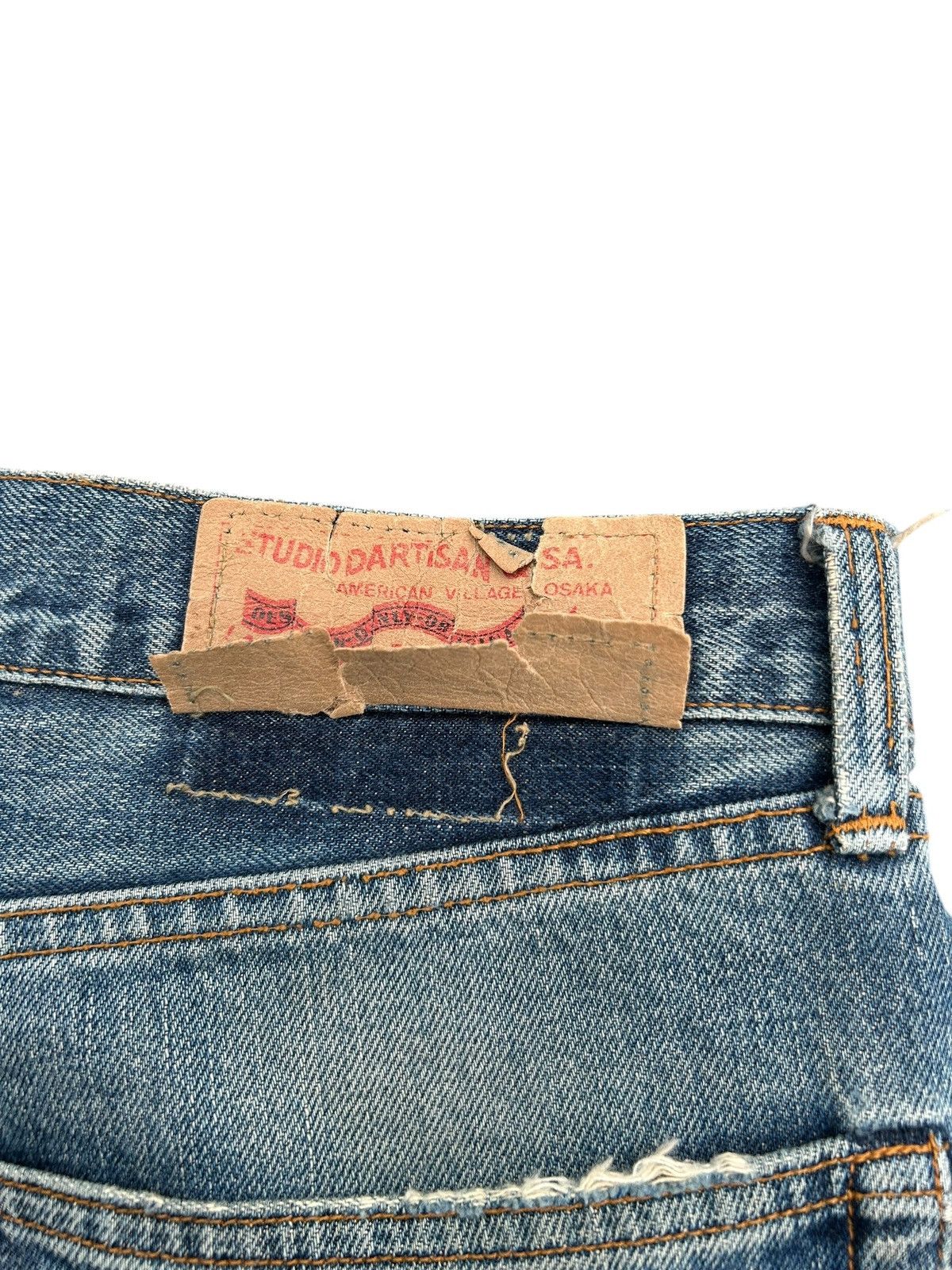 Kapital Vintage Studio Dartisan Selvedge Distressed Denim Jeans Size US 32 / EU 48 - 15 Thumbnail