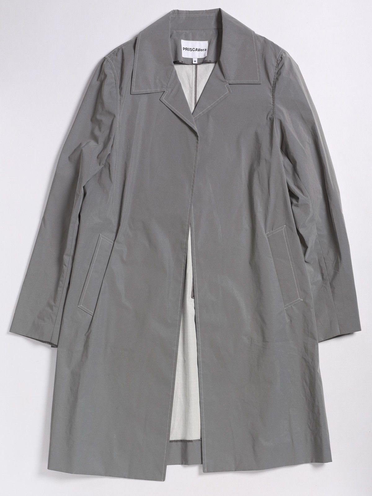 PRISCAVera Priscavera New York Full Reflective Rain Coat Jacket Rare Size M / US 6-8 / IT 42-44 - 1 Thumbnail