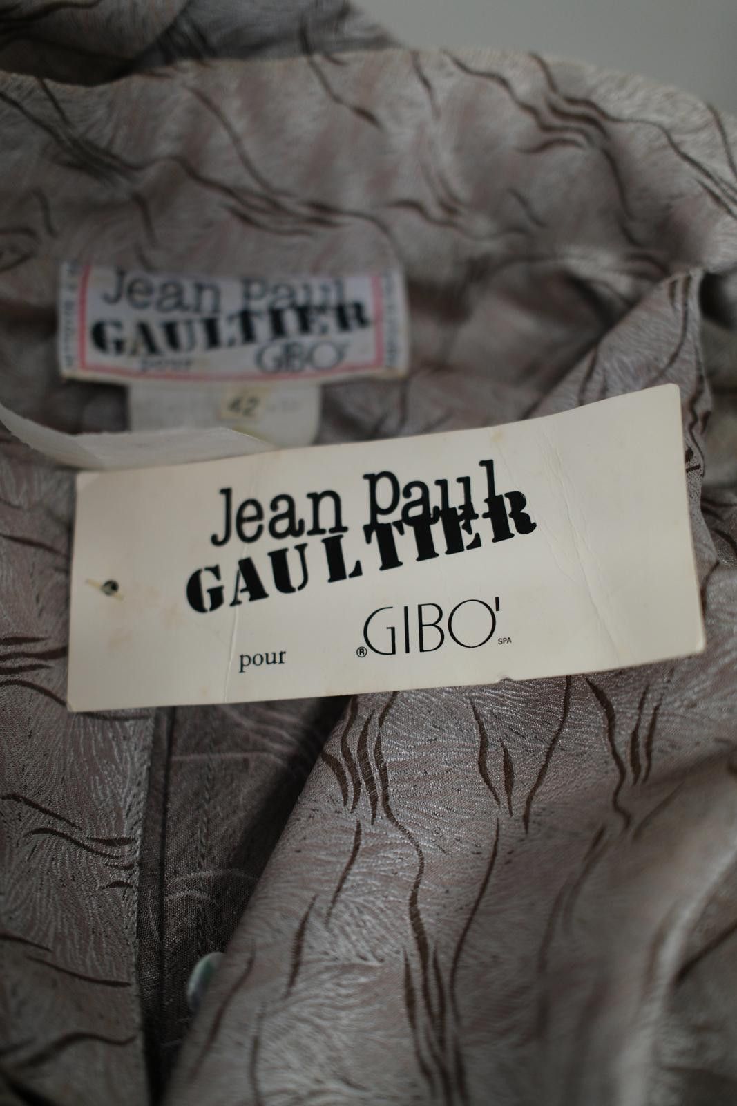 Jean Paul Gaultier 99' Jean Paul Gaultier pour GIBO Wave Long Sleeve Button-Up Size M / US 6-8 / IT 42-44 - 7 Thumbnail