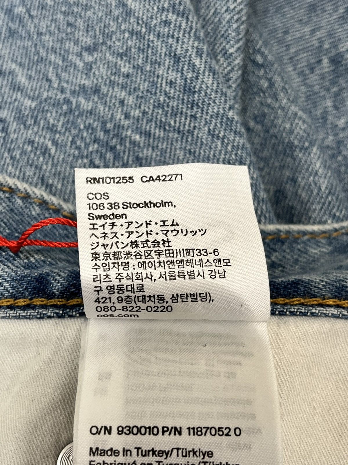 Cos COS Denim Jeans Blue Size US 28 / EU 44 - 4 Thumbnail