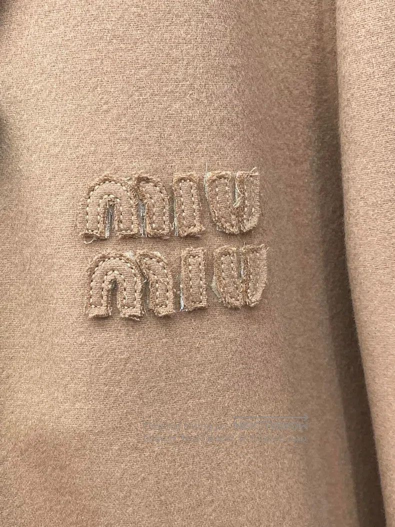 Miu Miu Miu Miu 38 Sticky logo cashmere coat Size M / US 6-8 / IT 42-44 - 3 Thumbnail
