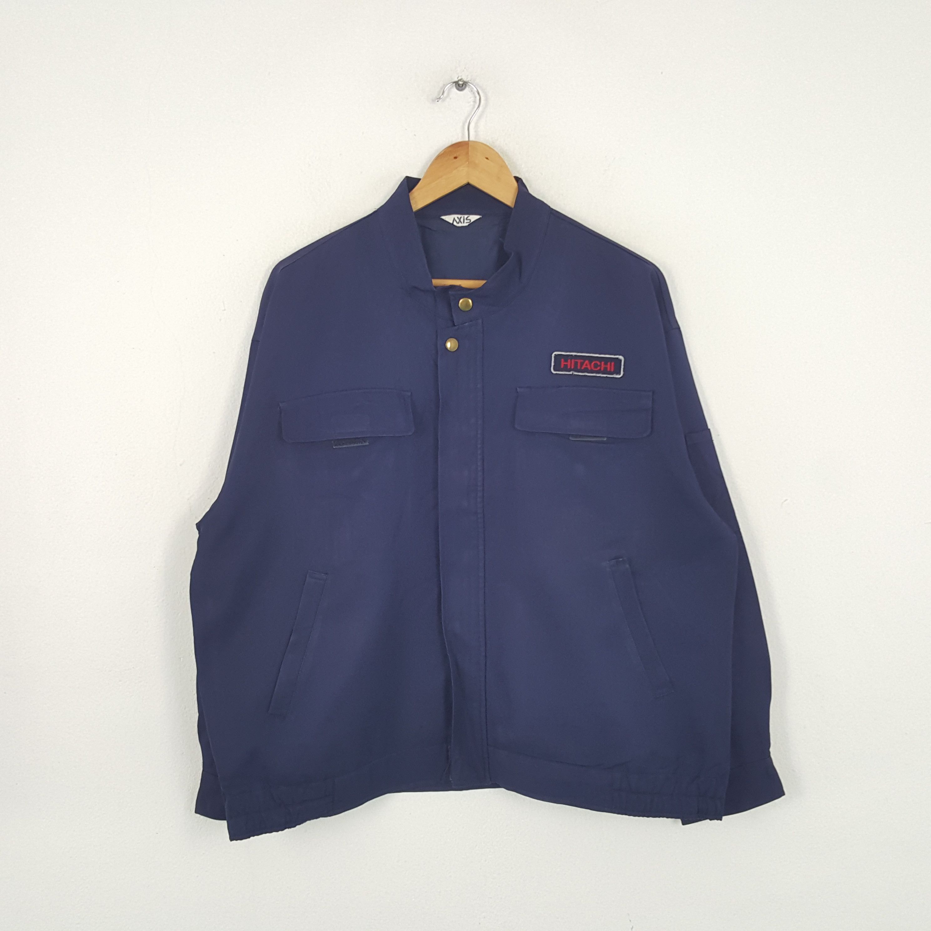 Japanese Brand × Vintage Vintage Hitachi Japanese Electronic Brand Work Jacket Size US XL / EU 56 / 4 - 1 Thumbnail