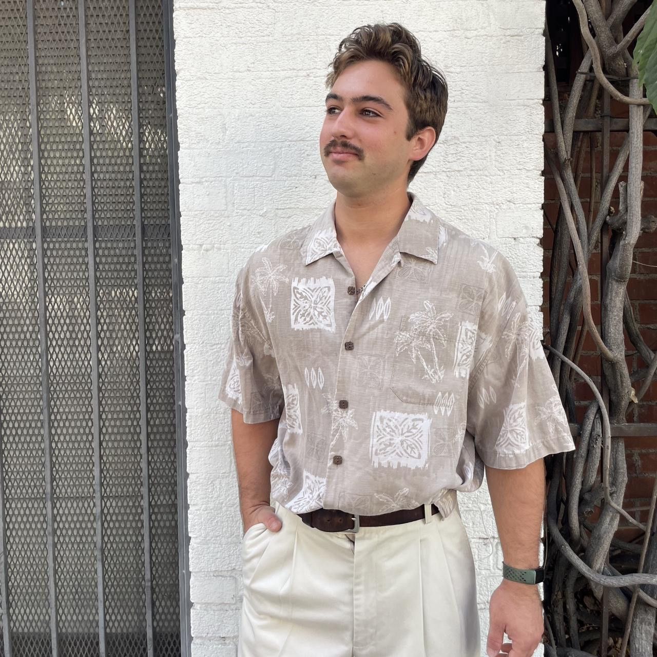 Tommy Bahama Vintage Jamaica jaxx silk vacation casual beige sz xxl Size US XXL / EU 58 / 5 - 2 Thumbnail