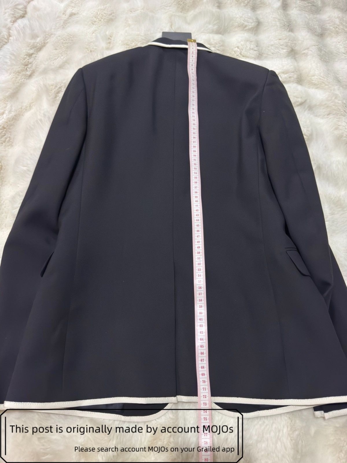 Saint Laurent Paris Sz 46 Saint Laurent Paris White Edge Black Blazer mojos1715 Size US S / EU 44-46 / 1 - 9 Thumbnail