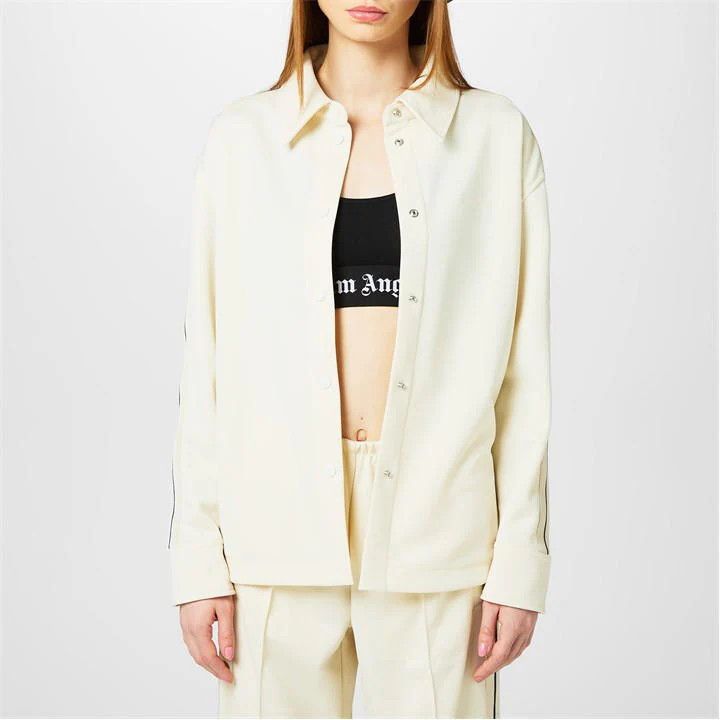 Palm Angels o1s22i1n0824 Track Long Sleeve T-Shirt in White Size M / US 6-8 / IT 42-44 - 6 Thumbnail