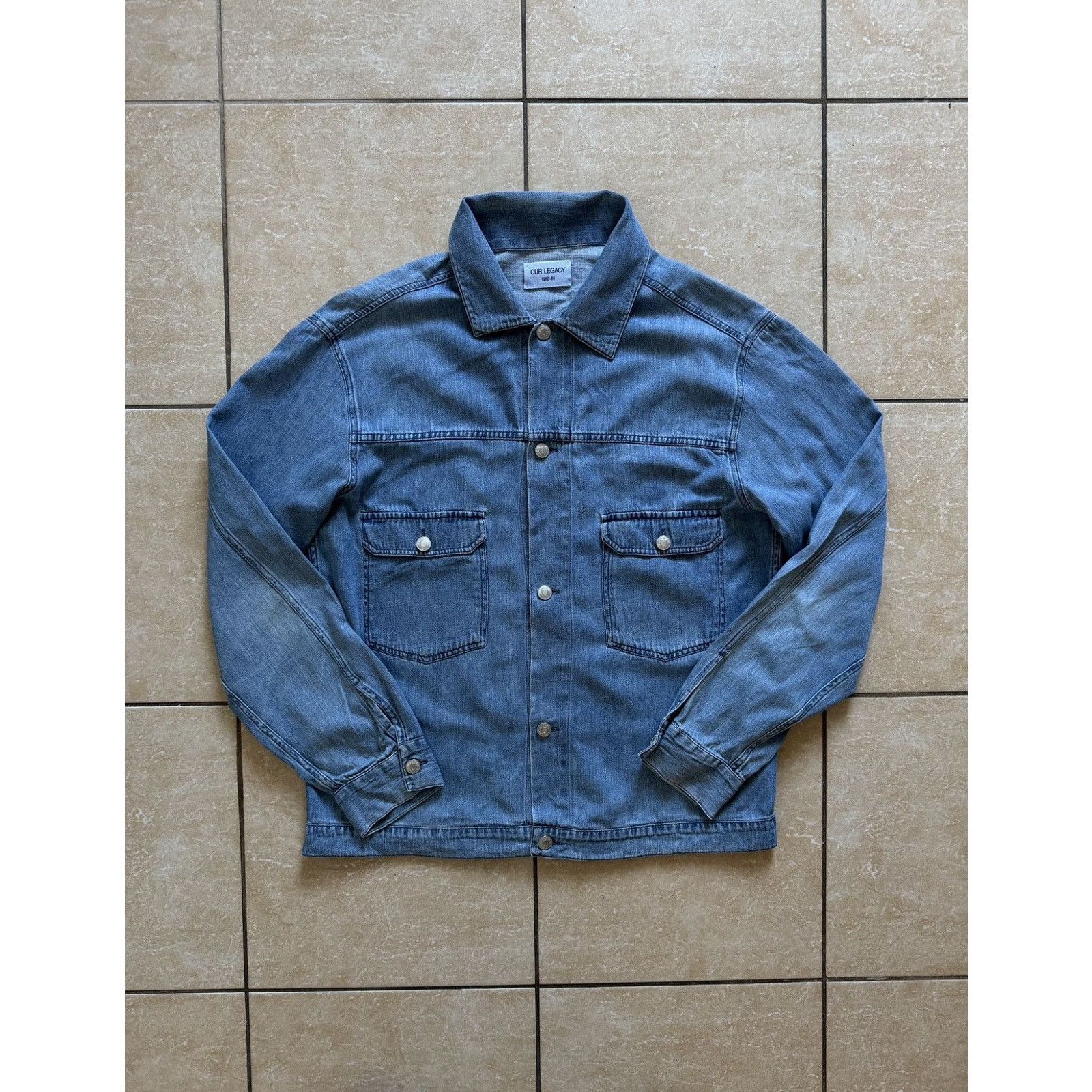 Our Legacy Vintage Our Legacy Jean Jacket Overshirt Size US L / EU 52-54 / 3 - 2 Thumbnail