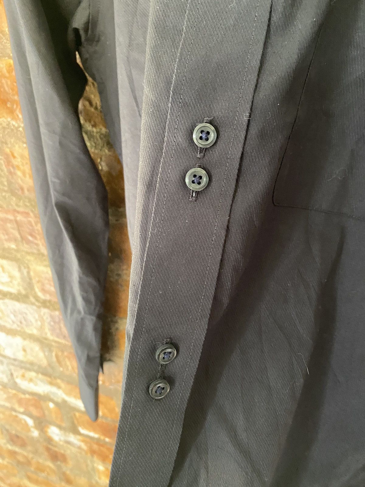 Tete Homme 2000s Tete Homme black vampire double collar multi button Size US M / EU 48-50 / 2 - 7 Thumbnail