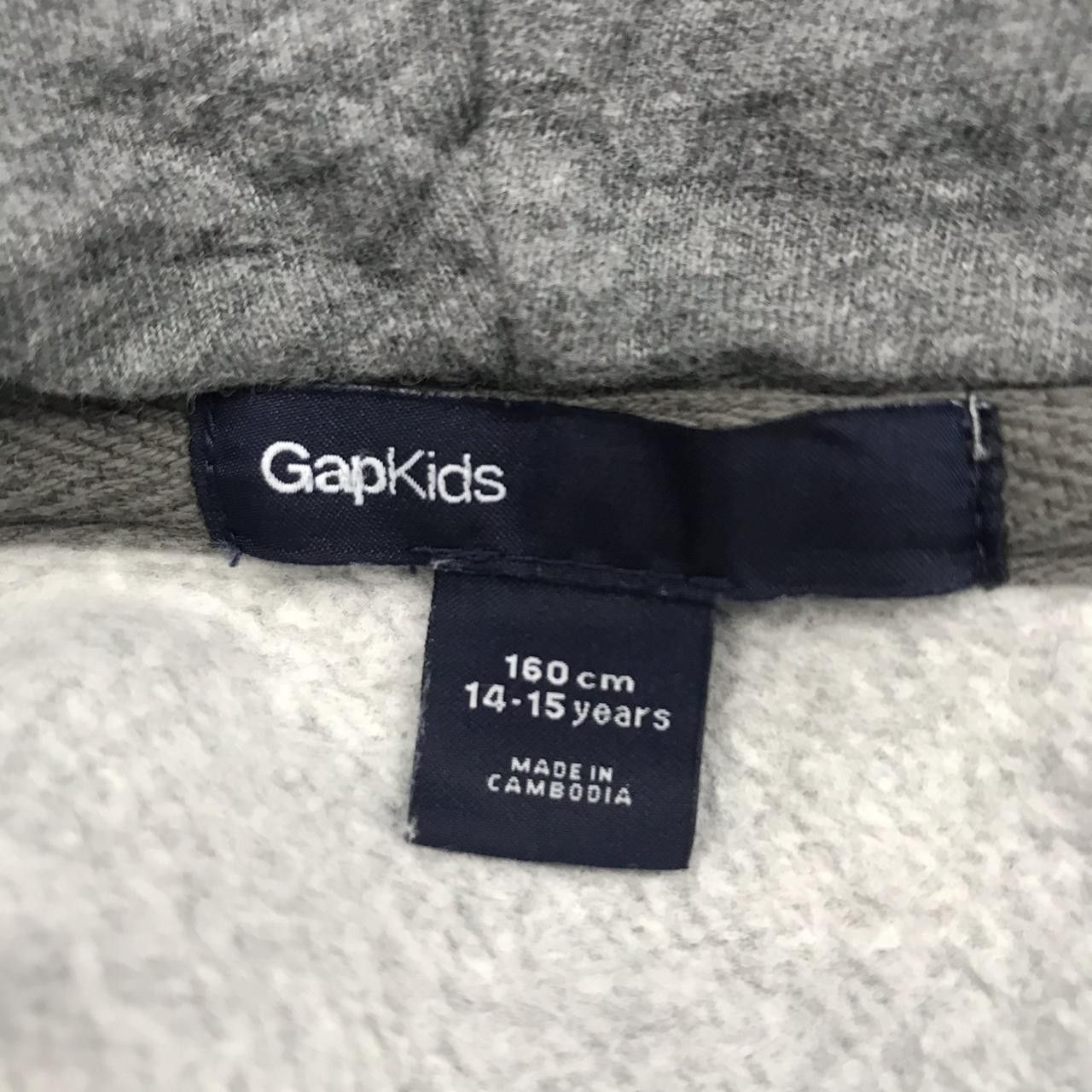 Gap Vtg GAP KIDS Half Button Hoodie Sweatshirt The Rough Bunch Size US XXS / EU 40 - 4 Thumbnail