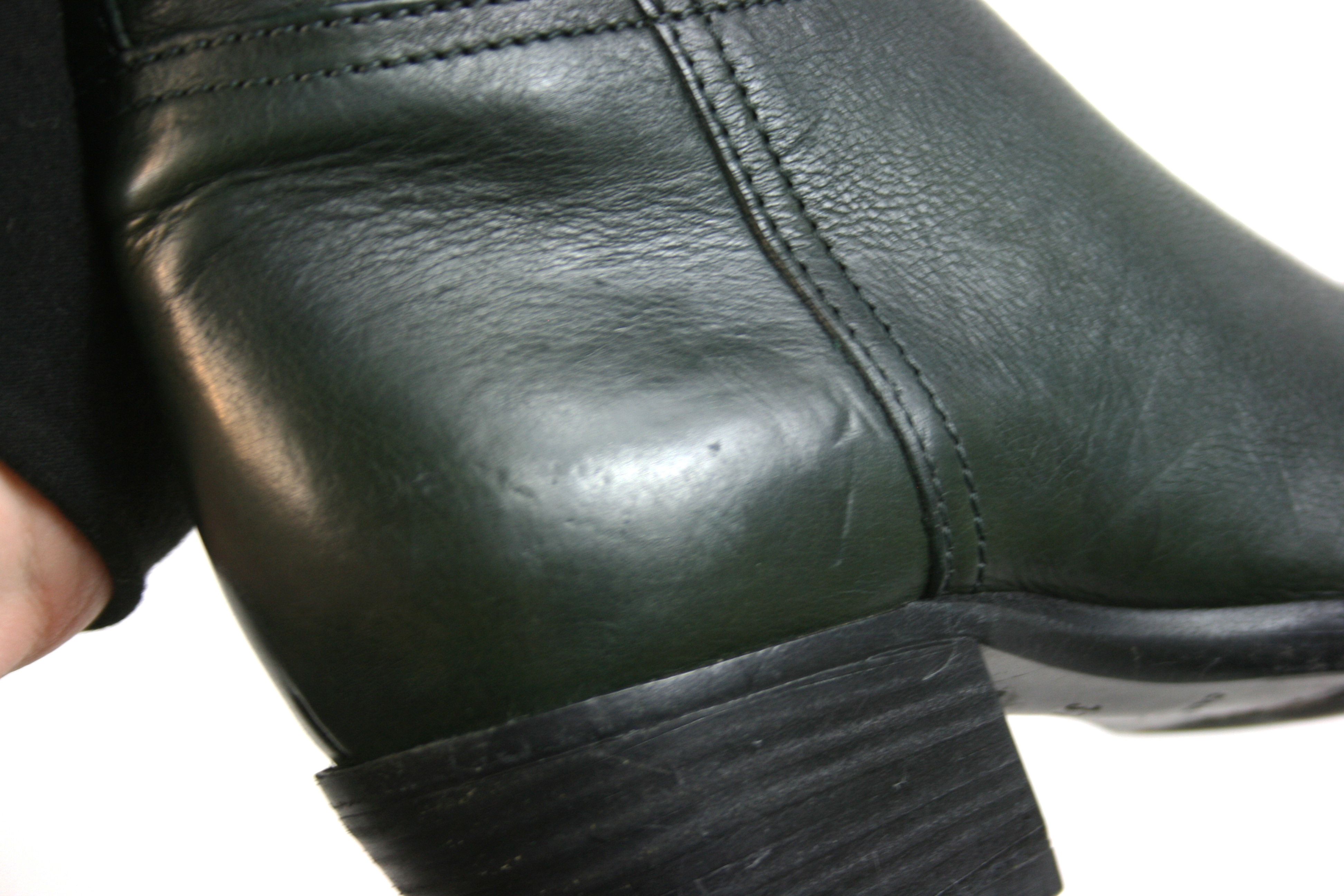 Car Shoe By Prada Biker Riding Knee High Boots Size US 7.5 / IT 37.5 - 7 Thumbnail