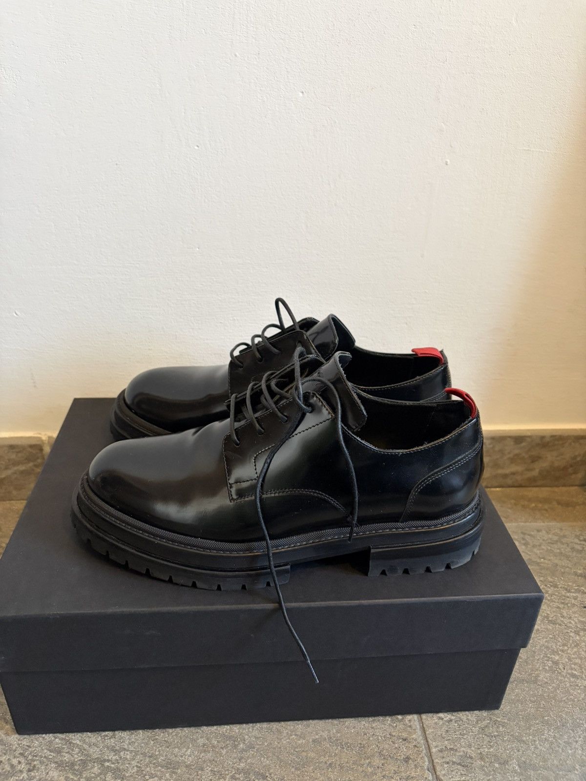 424 424 Low Top Derby Black Size 40 Size US 7 / EU 40 - 1 Thumbnail