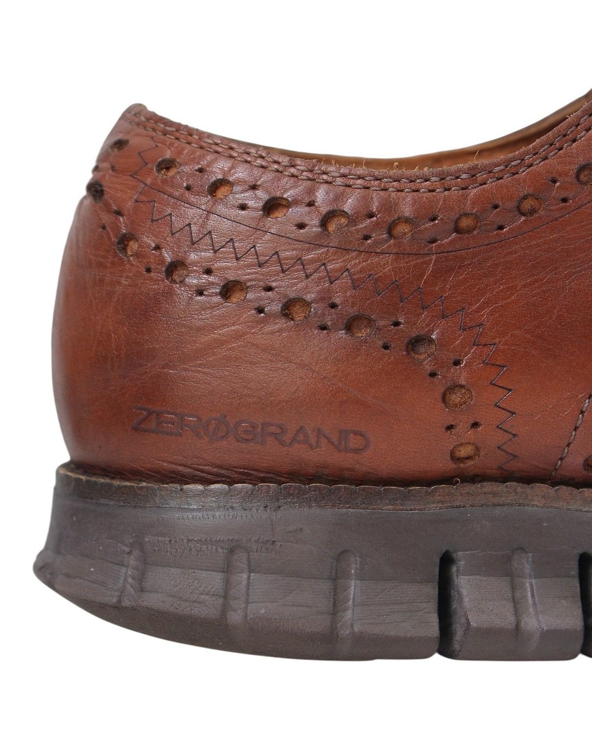 Cole Haan × Nike 2018 COLE HAAN ZERØGRAND BROWN WINGTIP OXFORD SNEAKERS Size US 9.5 / EU 42-43 - 6 Thumbnail