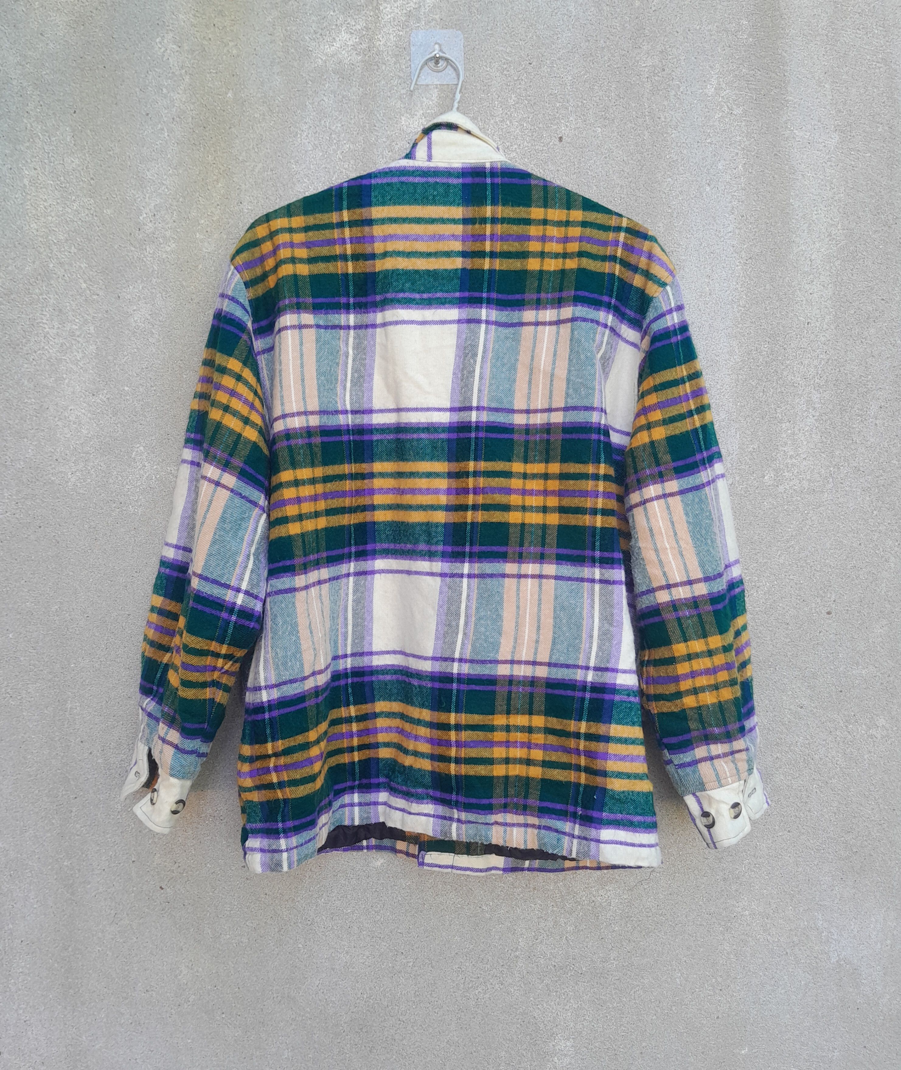 Japanese Brand TASS FINDER Quilted Lining Plaid Flannel Over Jacket M/L Size US M / EU 48-50 / 2 - 3 Thumbnail