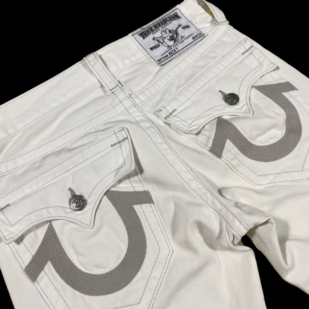 True Religion × Vintage True Religion Section Ricky Size 28 (menual Size 30) Size 30" / US 8 / IT 44 - 13 Thumbnail