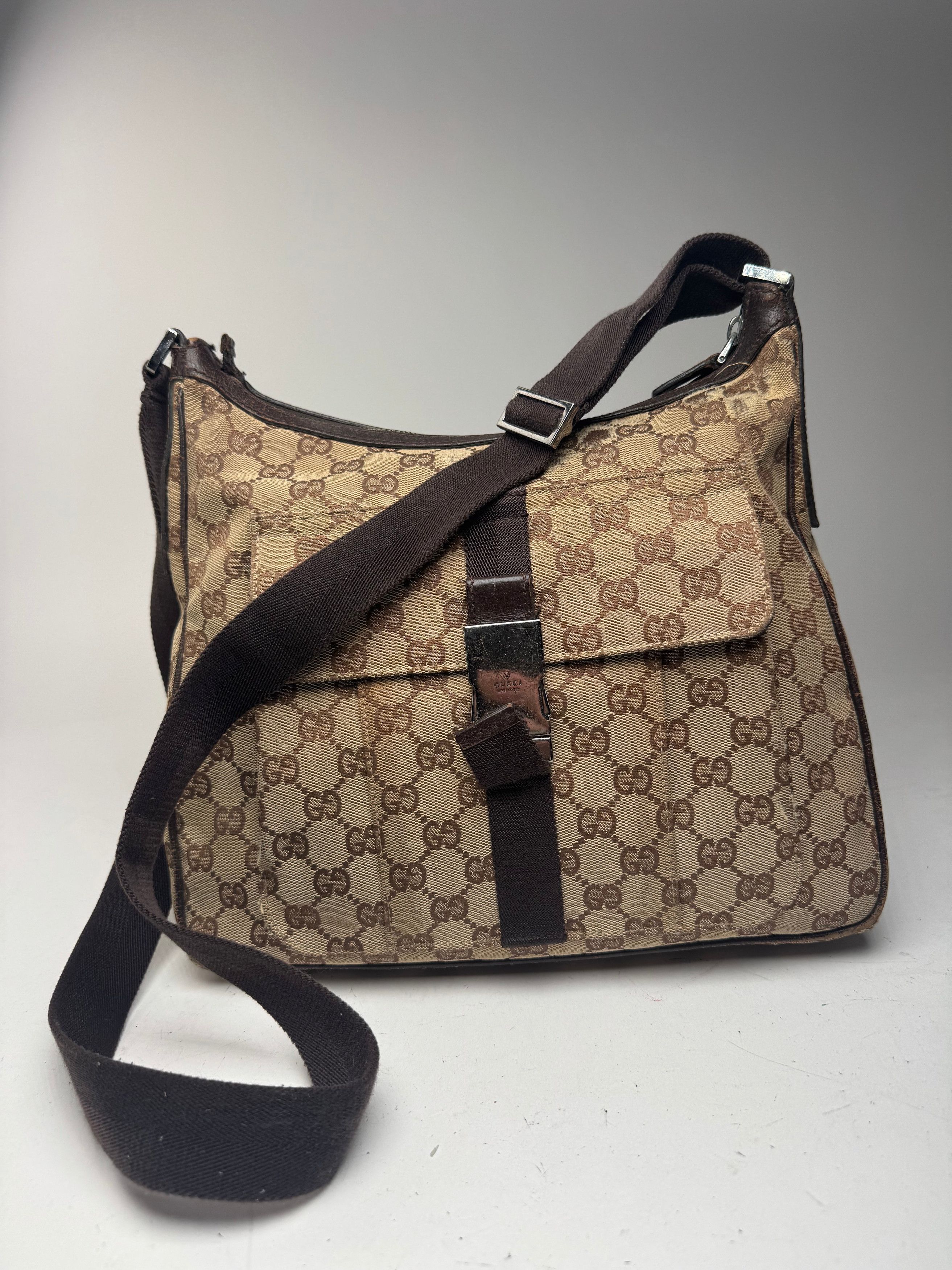 Gucci Vintage Monogram Bag beige brown Size ONE SIZE - 1 Thumbnail