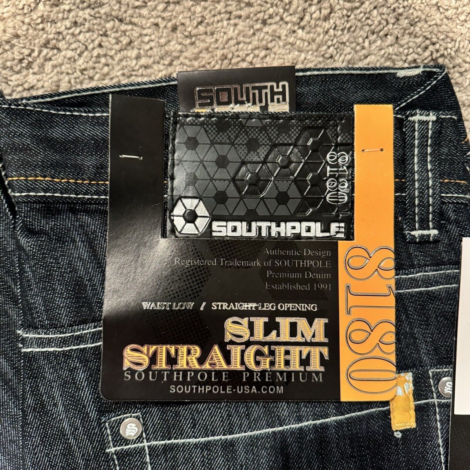 Southpole Baggy Vintage Y2K Southpole Denim Dark Wash Jeans Size 34 Size US 34 / EU 50 - 2 Thumbnail