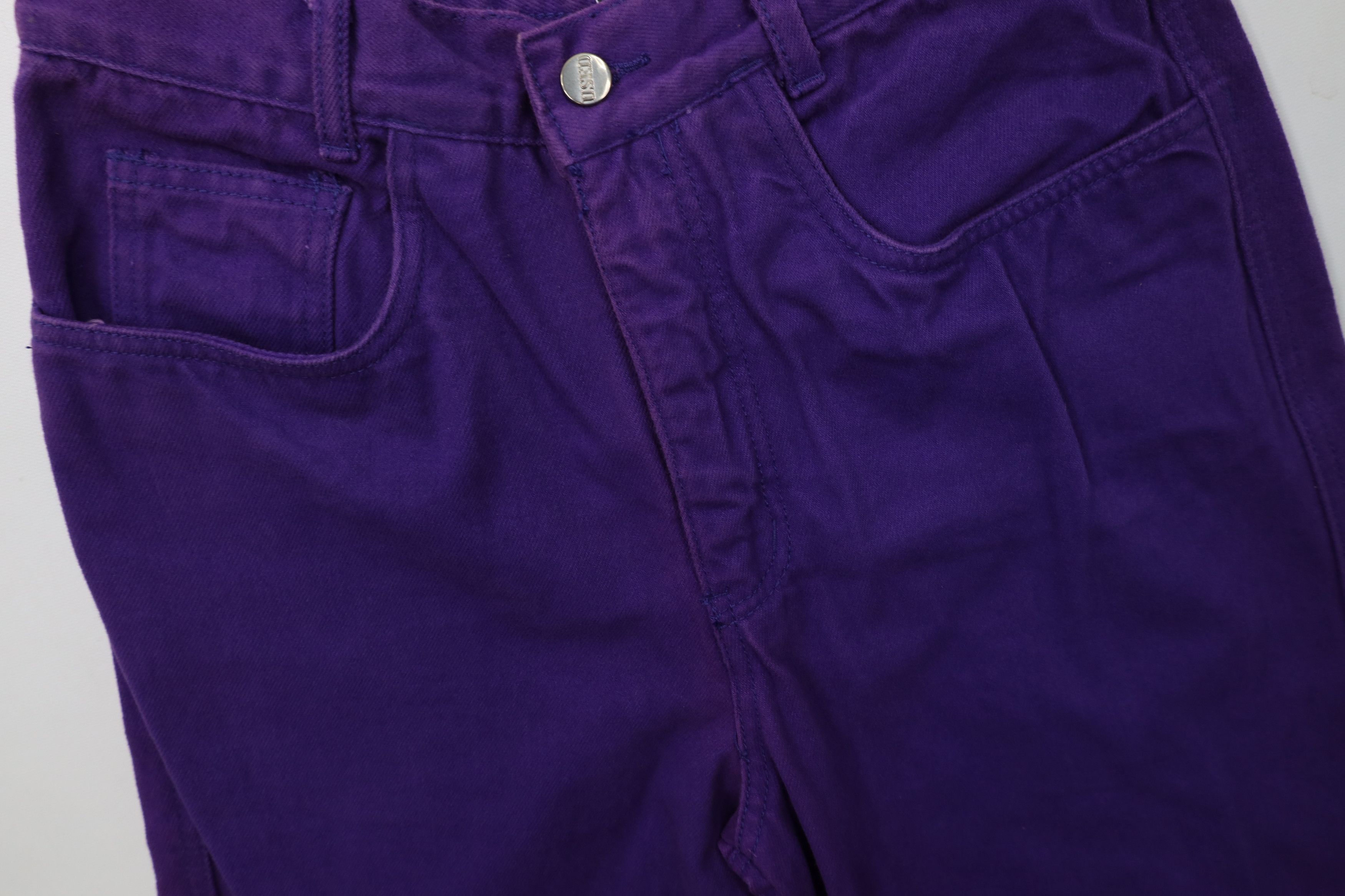 Vintage Deadstock Vintage 90s Streetwear Skateboard Jeans Purple Size US 29 - 6 Thumbnail