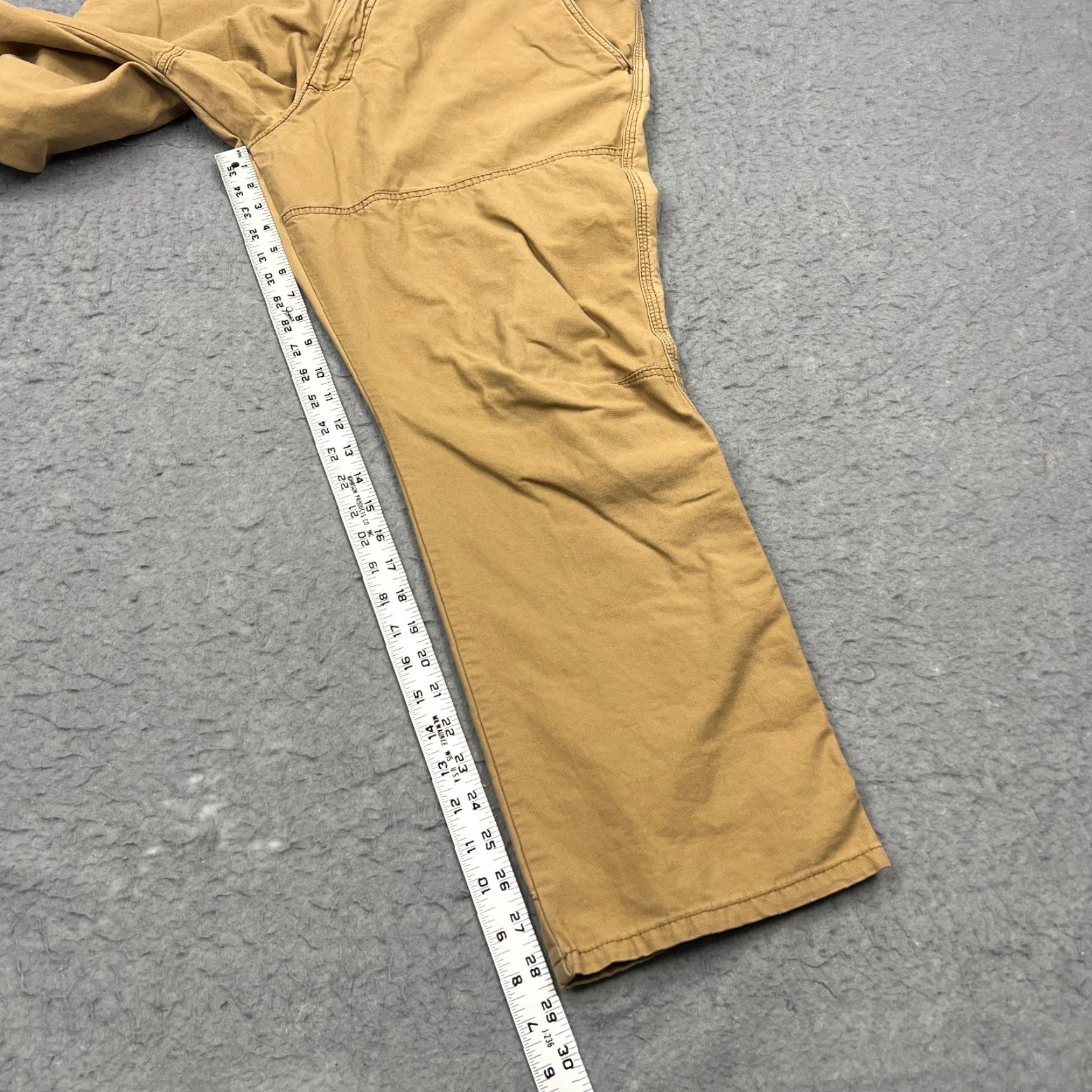 Wrangler Wrangler ATG All Terrain Utility Work Pants Mens 40x30 Beige Canvas Trouser Hike Size US 40 / EU 56 - 7 Thumbnail