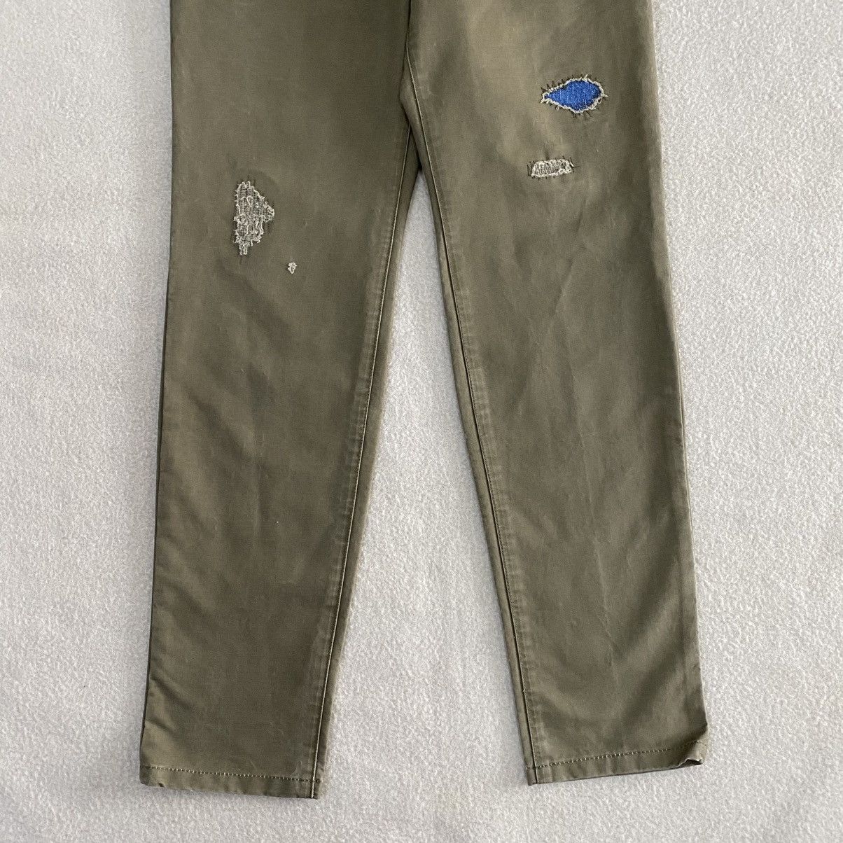 If Six Was Nine × Japanese Brand BG Japanese Brand Patchwork Distressed Pants w32 Size US 32 / EU 48 - 3 Thumbnail