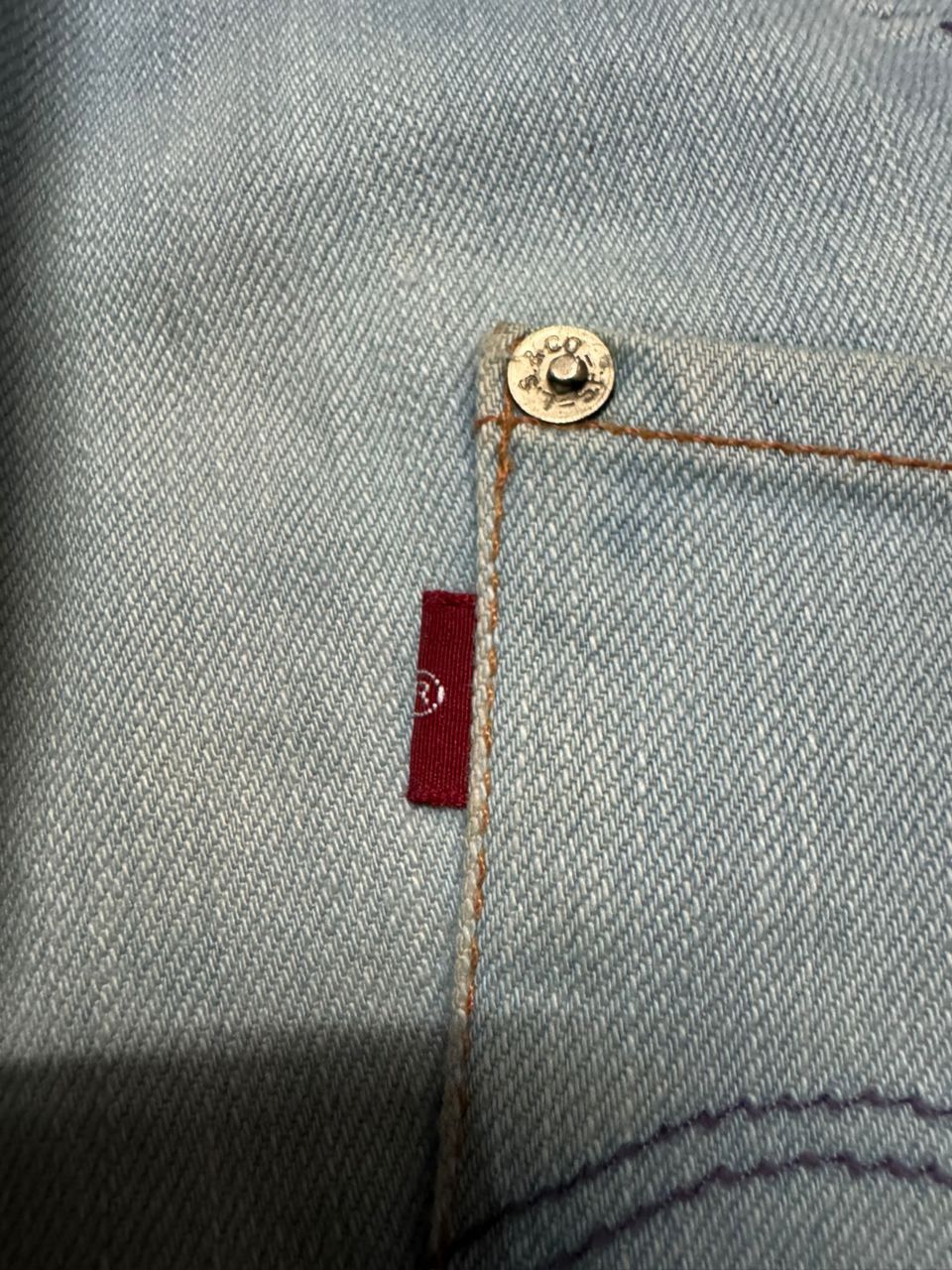 Levi's 💥Insane💥90s Levi’s Engineered Sick Bleach Single R Denim Size US 29 - 19 Thumbnail