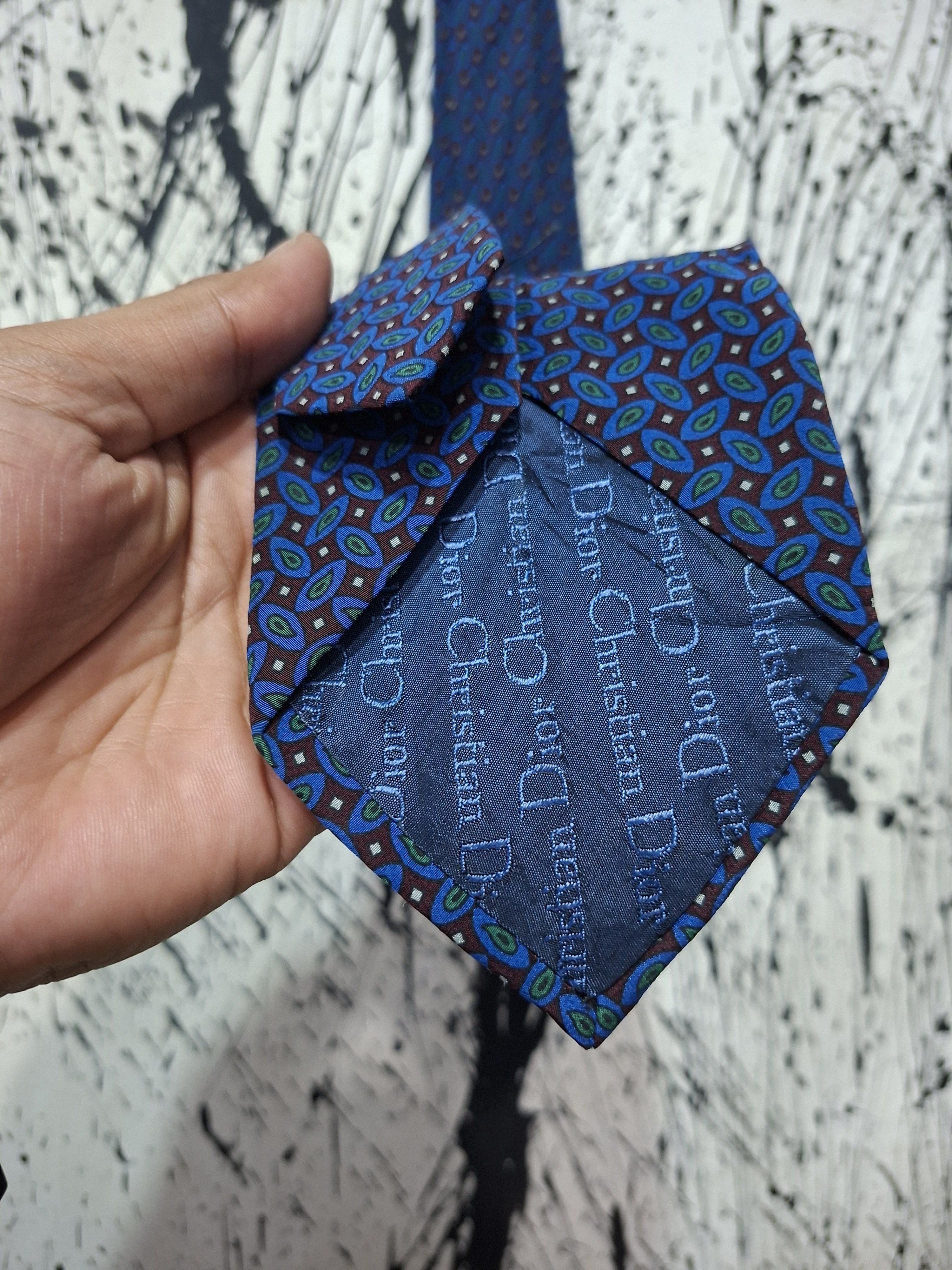 Christian Dior Monsieur CHRISTIAN DIOR MONSIEUR 100% SILK TIE Size ONE SIZE - 5 Thumbnail