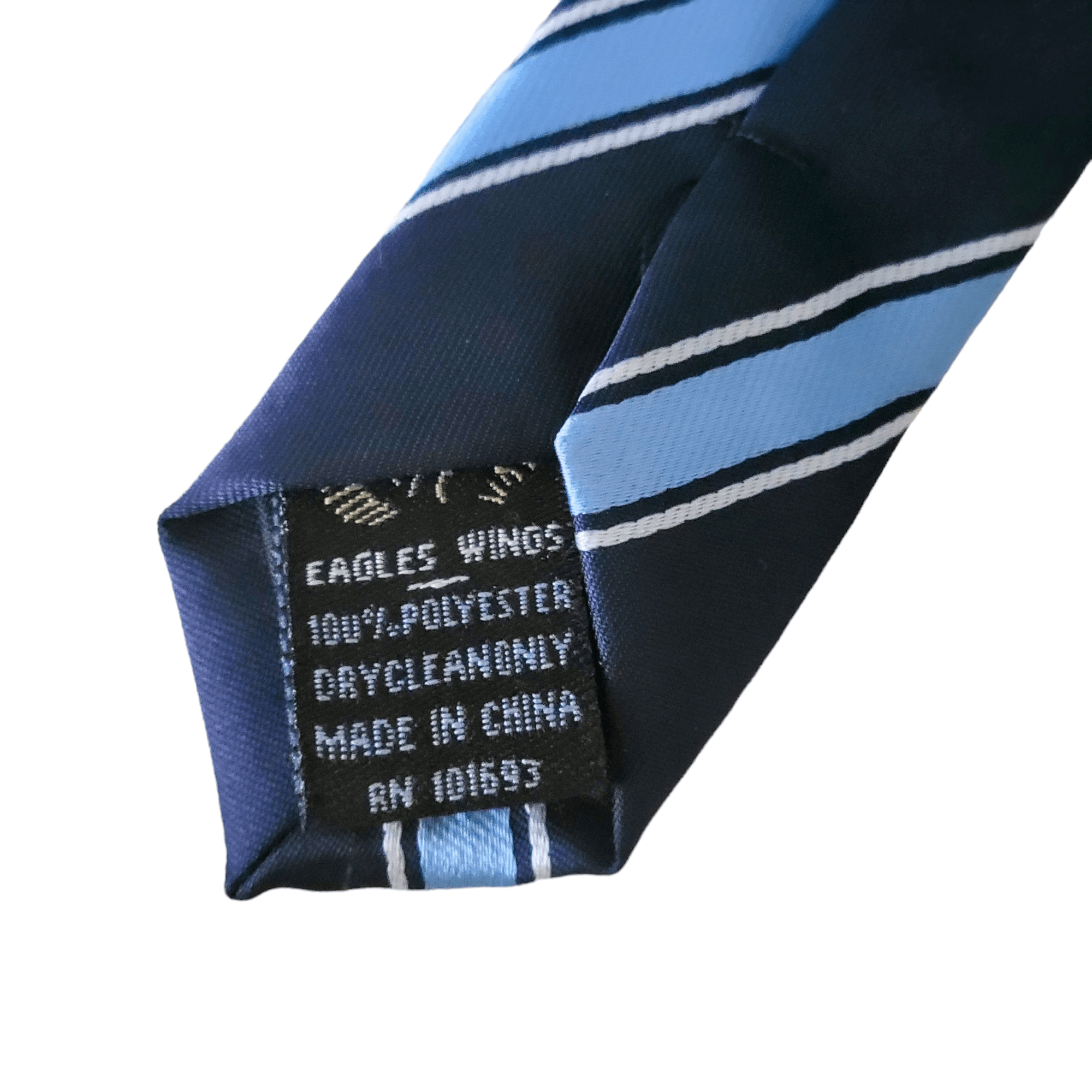 NBDN Nobrandedon North Carolina Tar Heels Woven Poly Blue Tie Size ONE SIZE - 5 Thumbnail