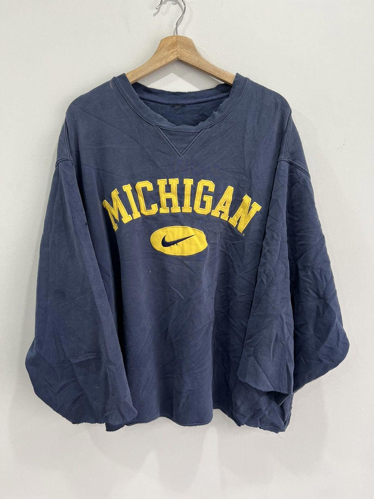 Vintage Michigan Sweater sweatshirt nike thrashed