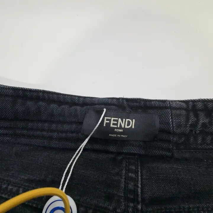 Fendi Fendi High Waist Straight Leg Jeans -2507 Size US 31 - 2 Thumbnail