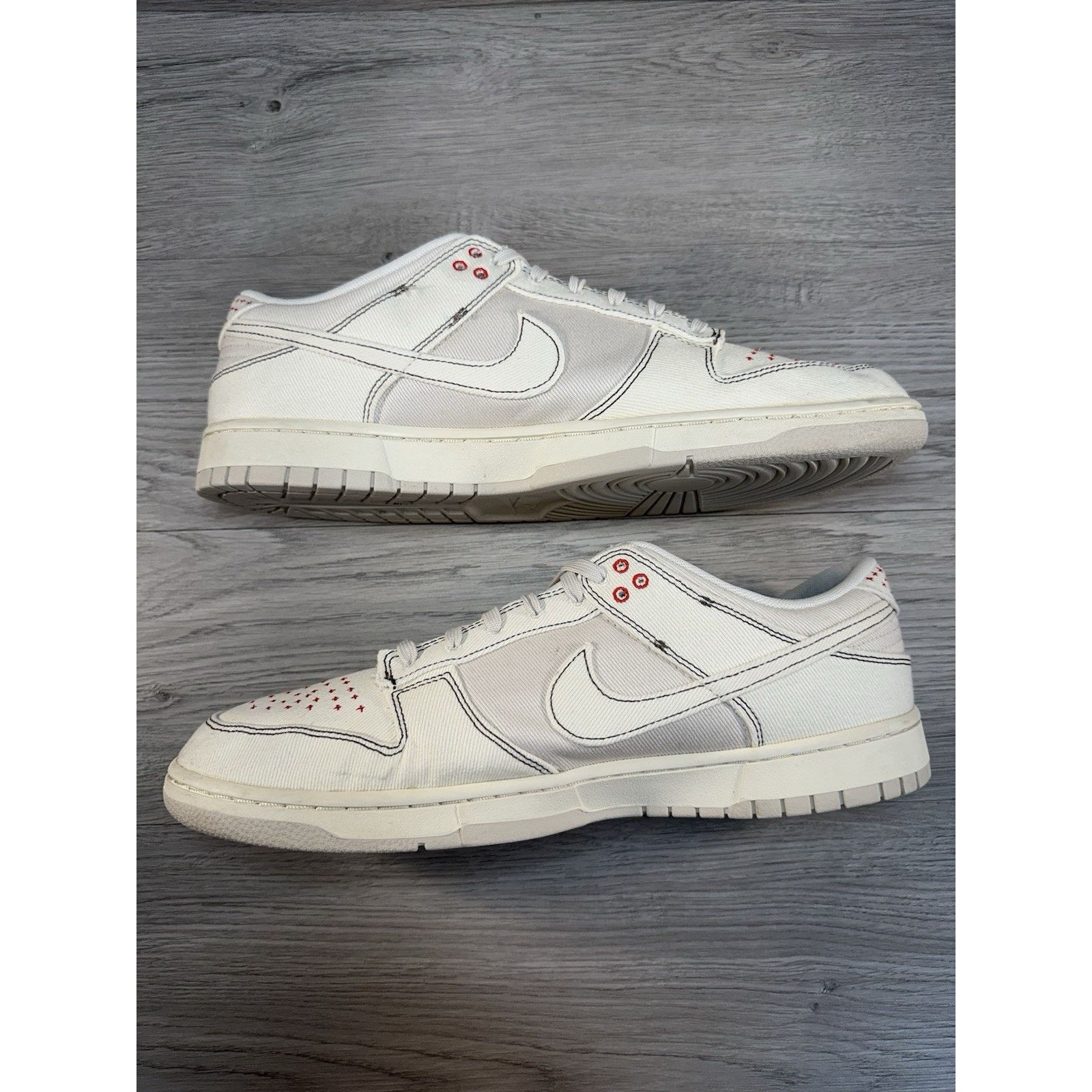 Nike Nike Dunk Low Sashiko - Light Orewood Brown - Size 14 Size US 14 / EU 47 - 3 Thumbnail