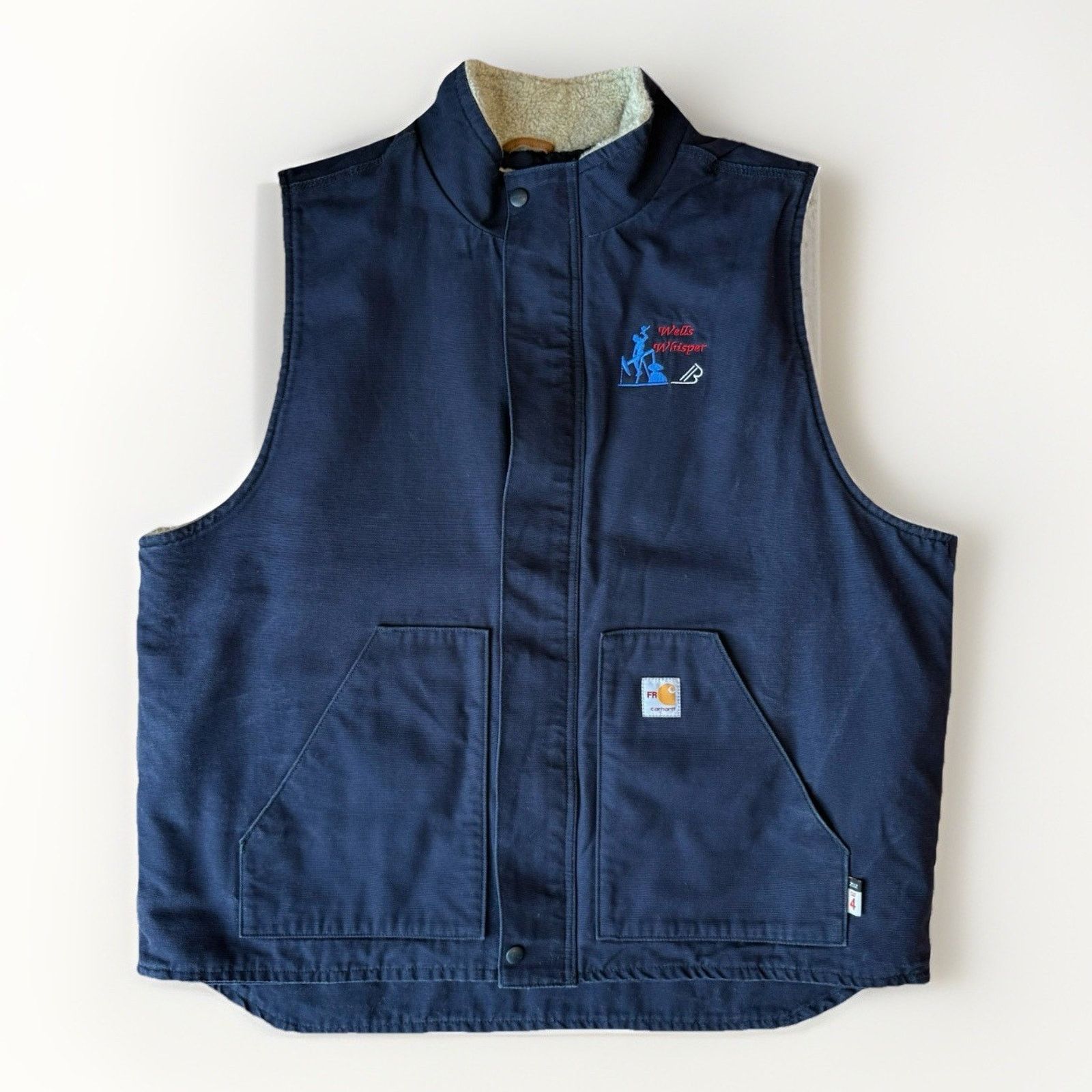 Carhartt Carhartt Flame Resistant Mock Neck Sherpa Lined Vest 2XL Size US XXL / EU 58 / 5 - 1 Thumbnail