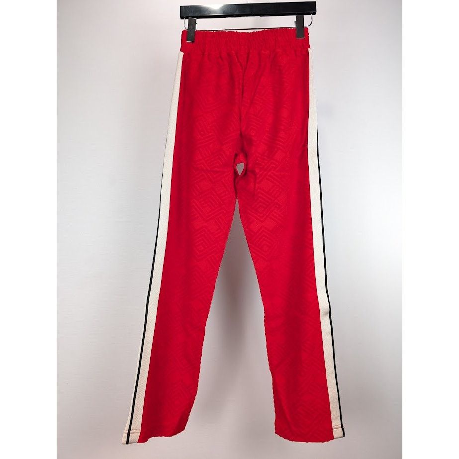 Palm Angels o1rshd1 Terry Track Pant in Red Off White Size US 30 / EU 46 - 15 Thumbnail