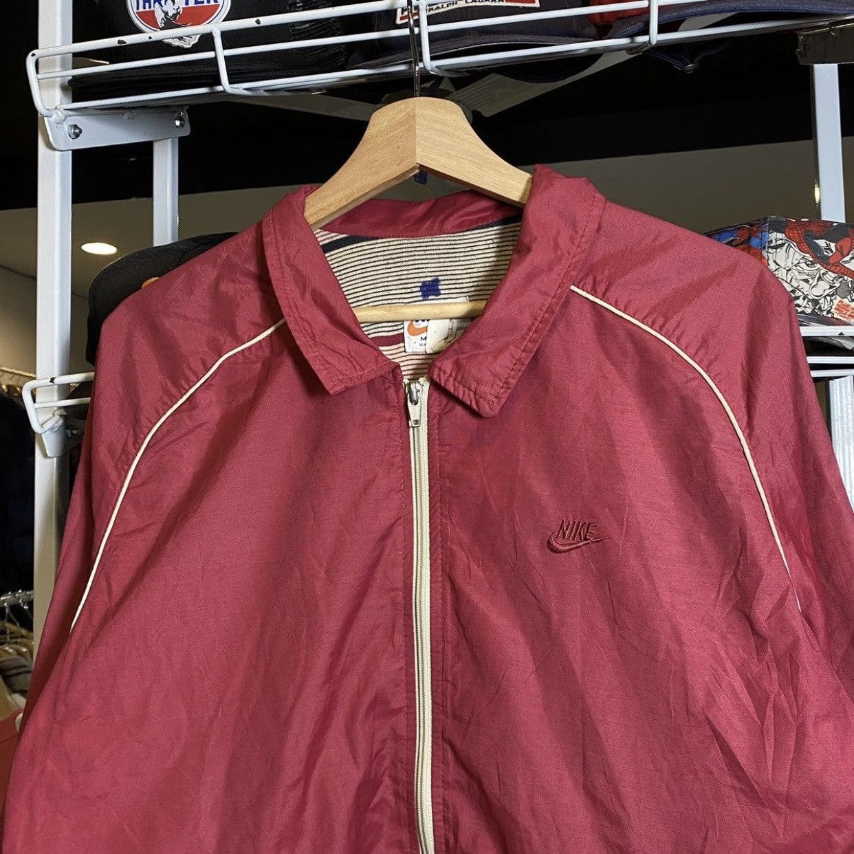 Nike 80s Vintage Nike Windbreaker Jacket Made In USA Size US M / EU 48-50 / 2 - 4 Thumbnail