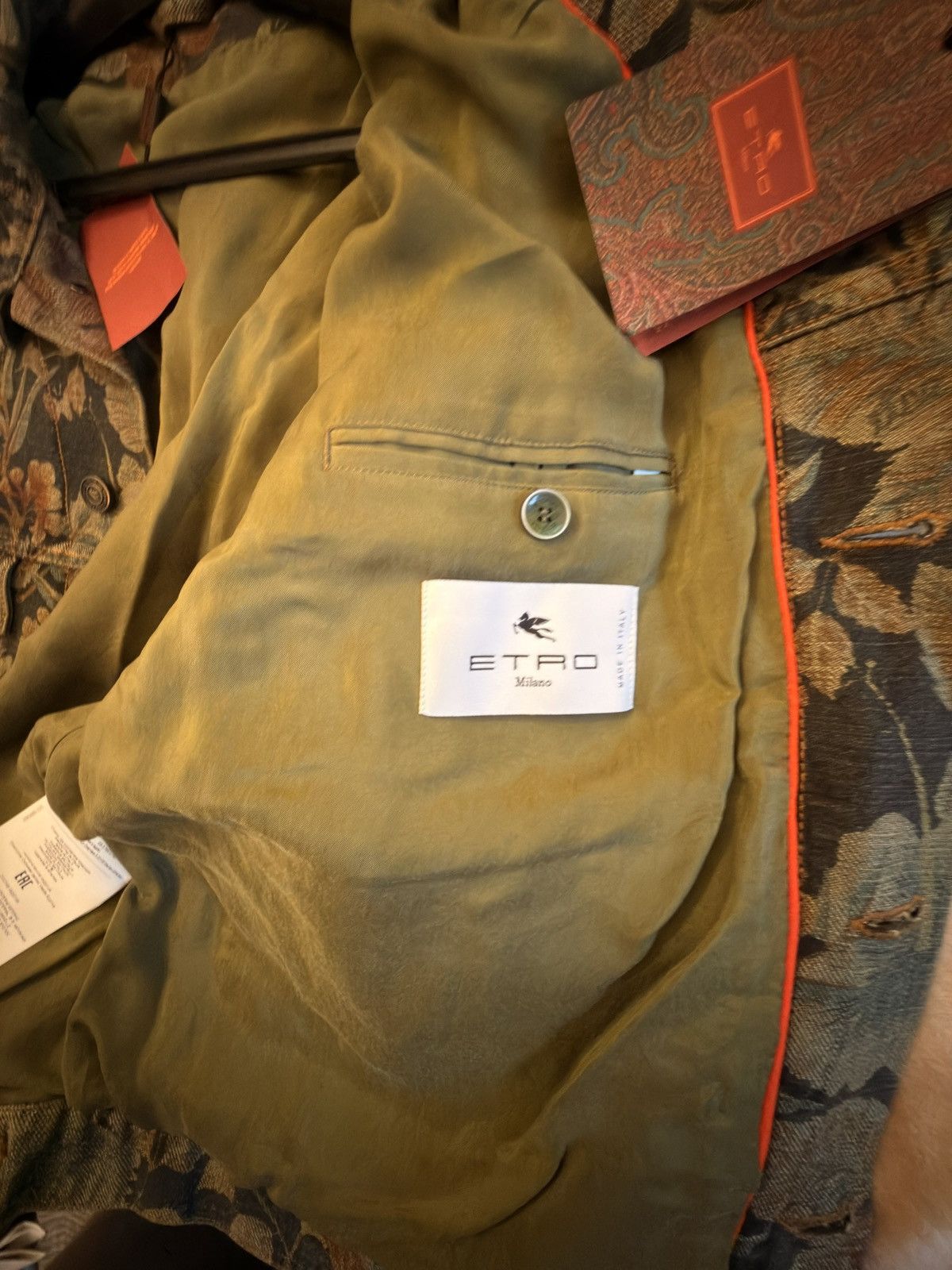 Etro Ultra-Rare ETRO Milano Jacket- New Size US XL / EU 56 / 4 - 6 Thumbnail