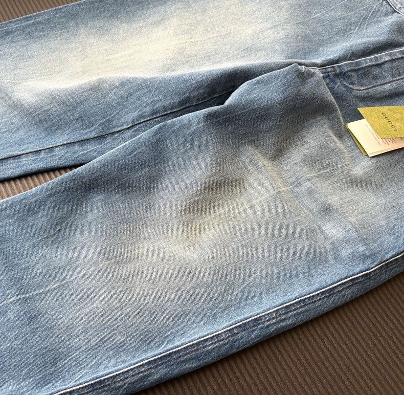 Gucci Gucci23SS Spring and Summer Show Designer Silhouette Straig Size US 34 / EU 50 - 5 Thumbnail