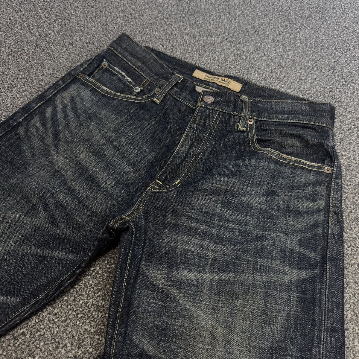 Undercover × Uniqlo 🇯🇵 Vintage 90s Japanese Denim Uniqlo S002 Streetwear Jeans Size US 30 / EU 46 - 3 Thumbnail