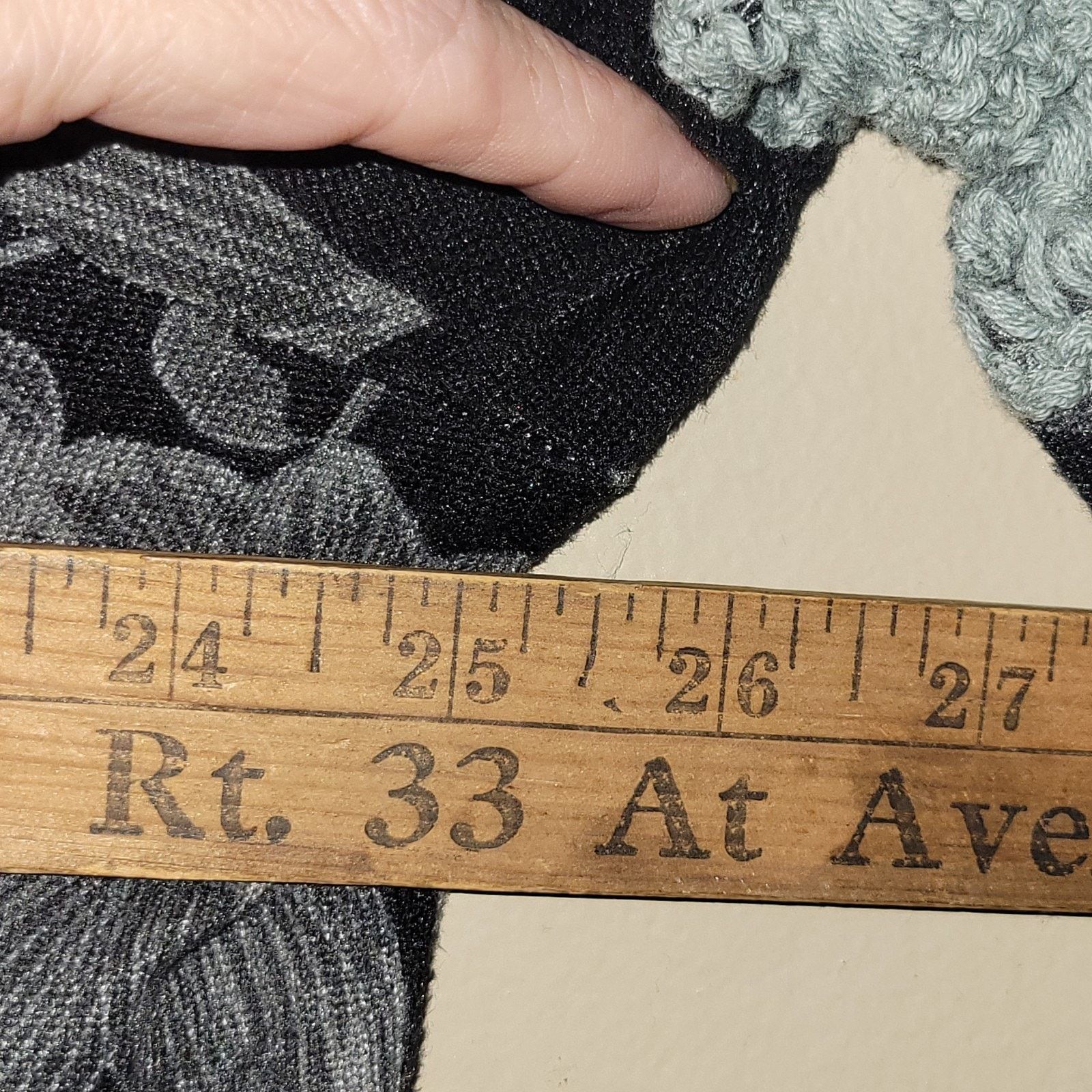 & Other Stories BloomChic 18-20 Floral Print Crochet Trim Top Black Gray Size XXL / US 16-18 / IT 52-54 - 10 Thumbnail