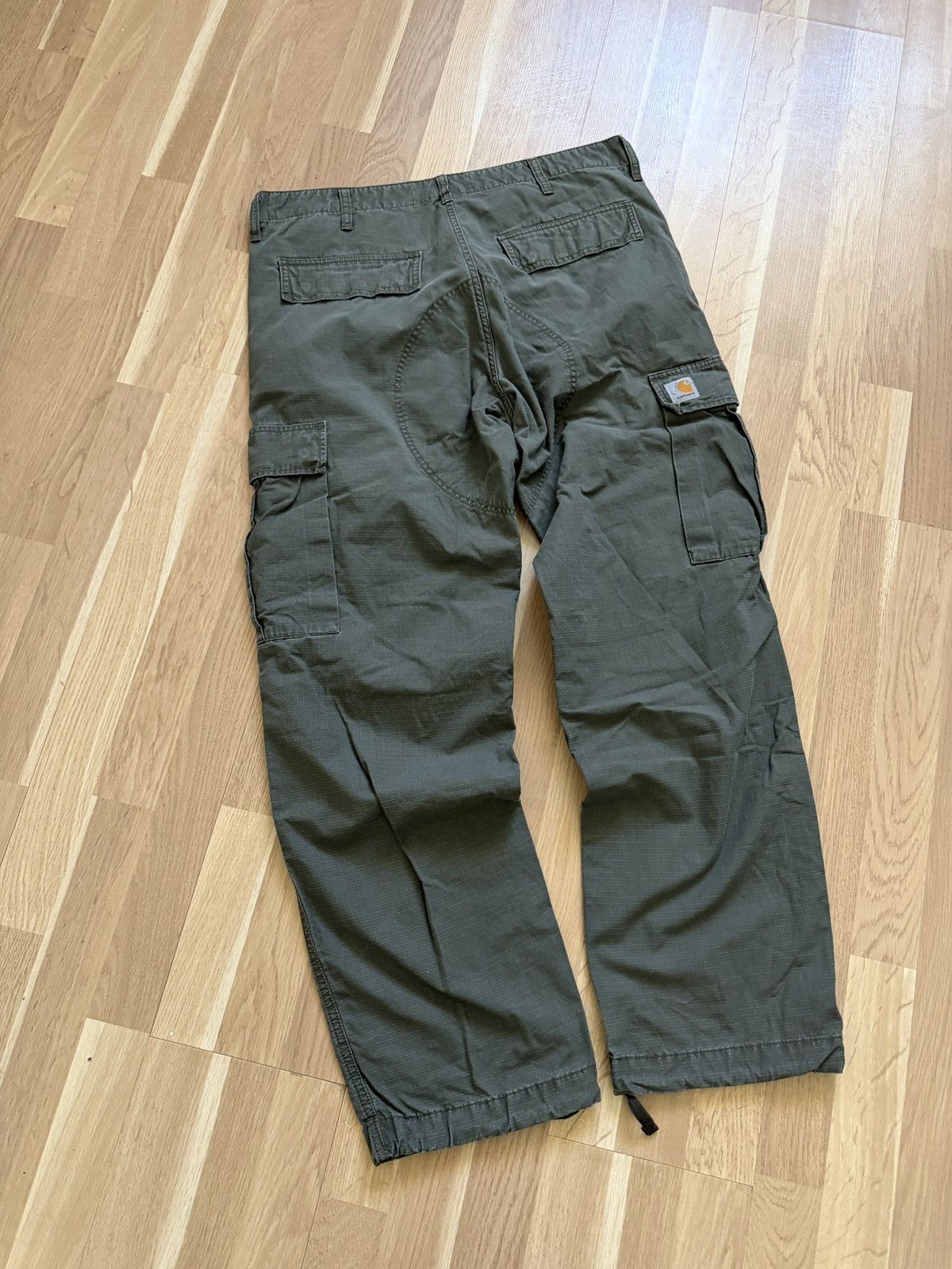 Carhartt Carhartt cargo regular pants vintage workwear khaki 2000s Size US 34 / EU 50 - 1 Thumbnail